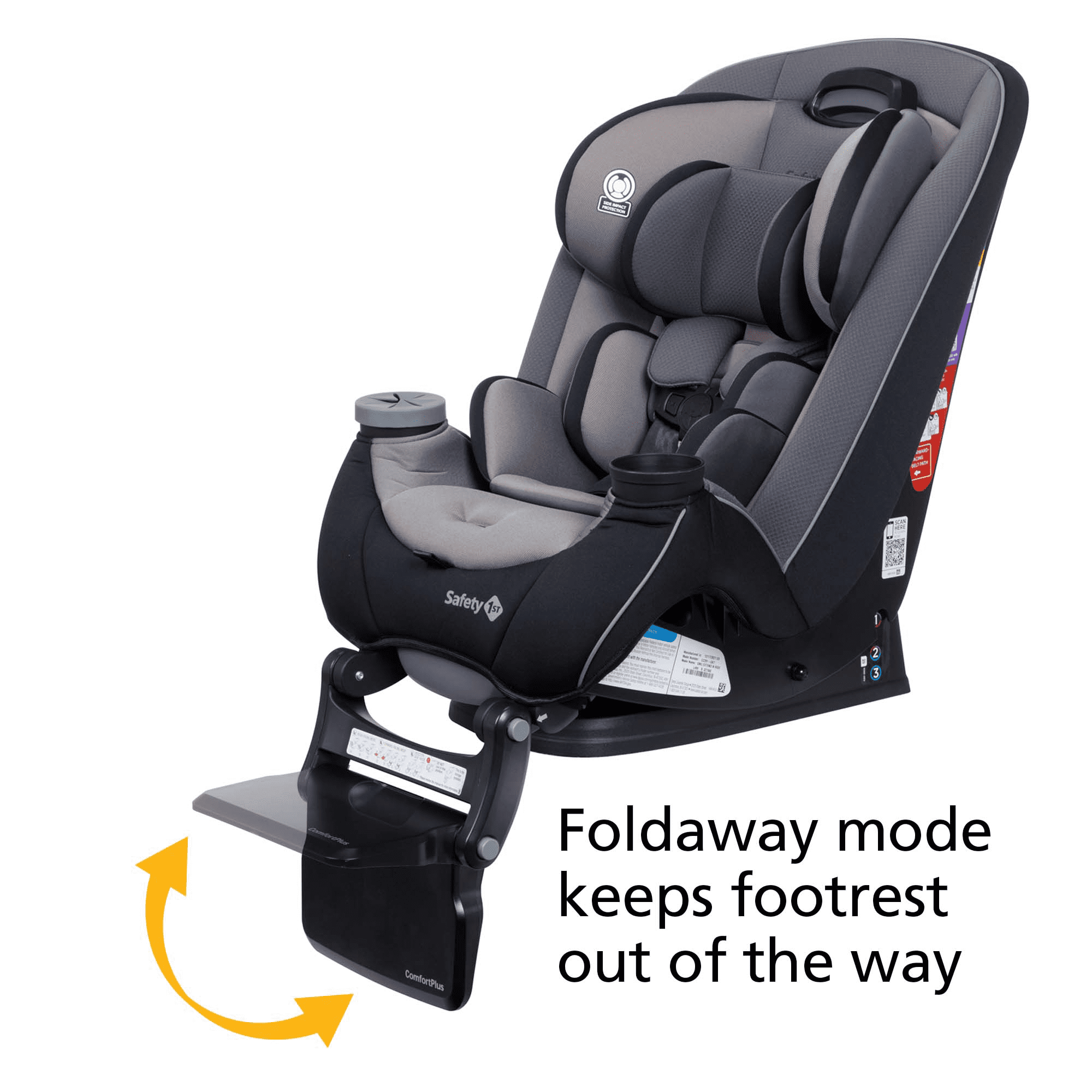 Safety 1st Grow and Go Extend 'n Ride Convertible Car Seat, Periwinkle, Infant & Toddler, Unisex - Image 10