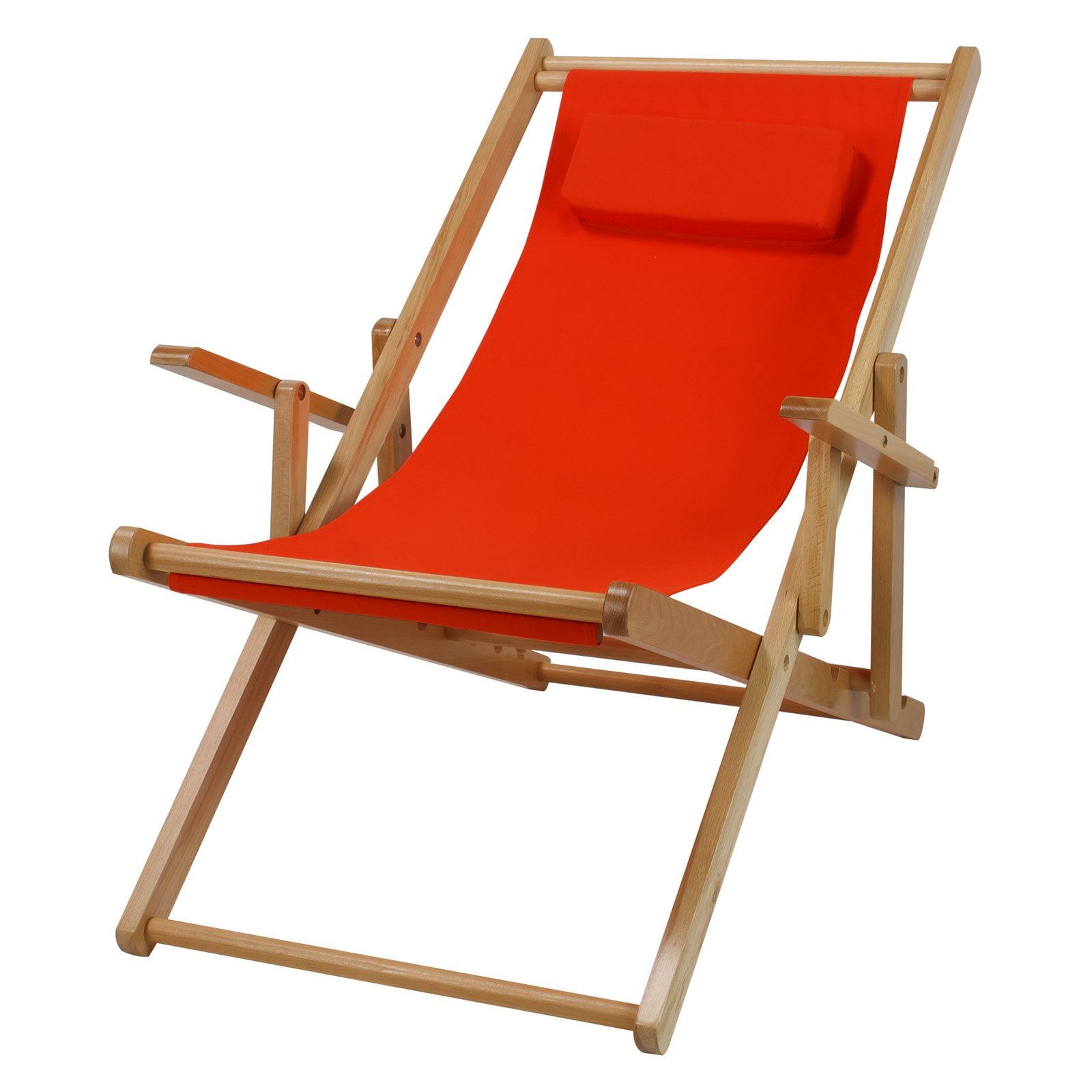 Casual Home Canvas Folding Chair, Red - Image 9