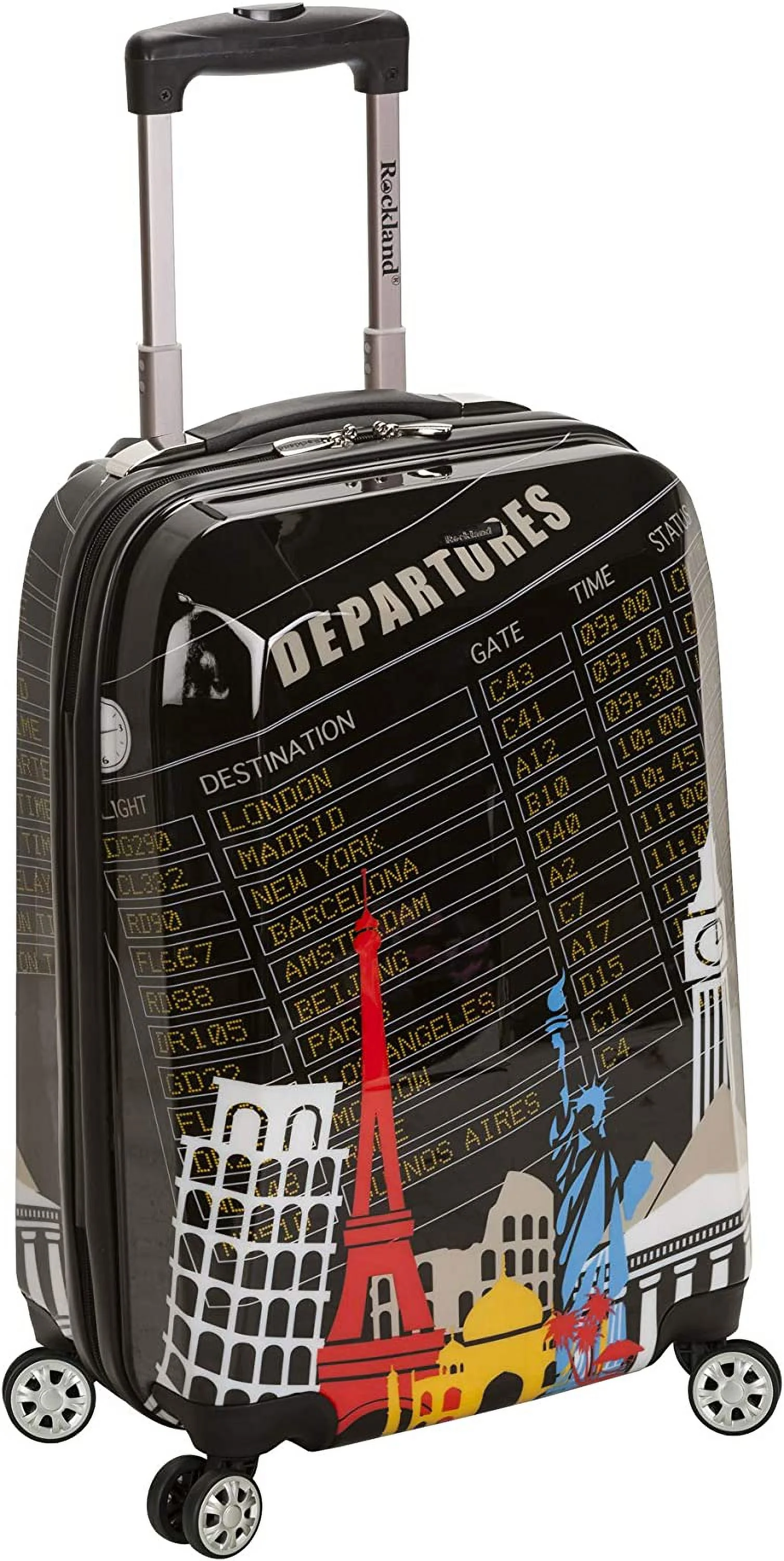 Rockland Luggage 20" Hardside Polycarbonate Carry On F2061 - Image 6