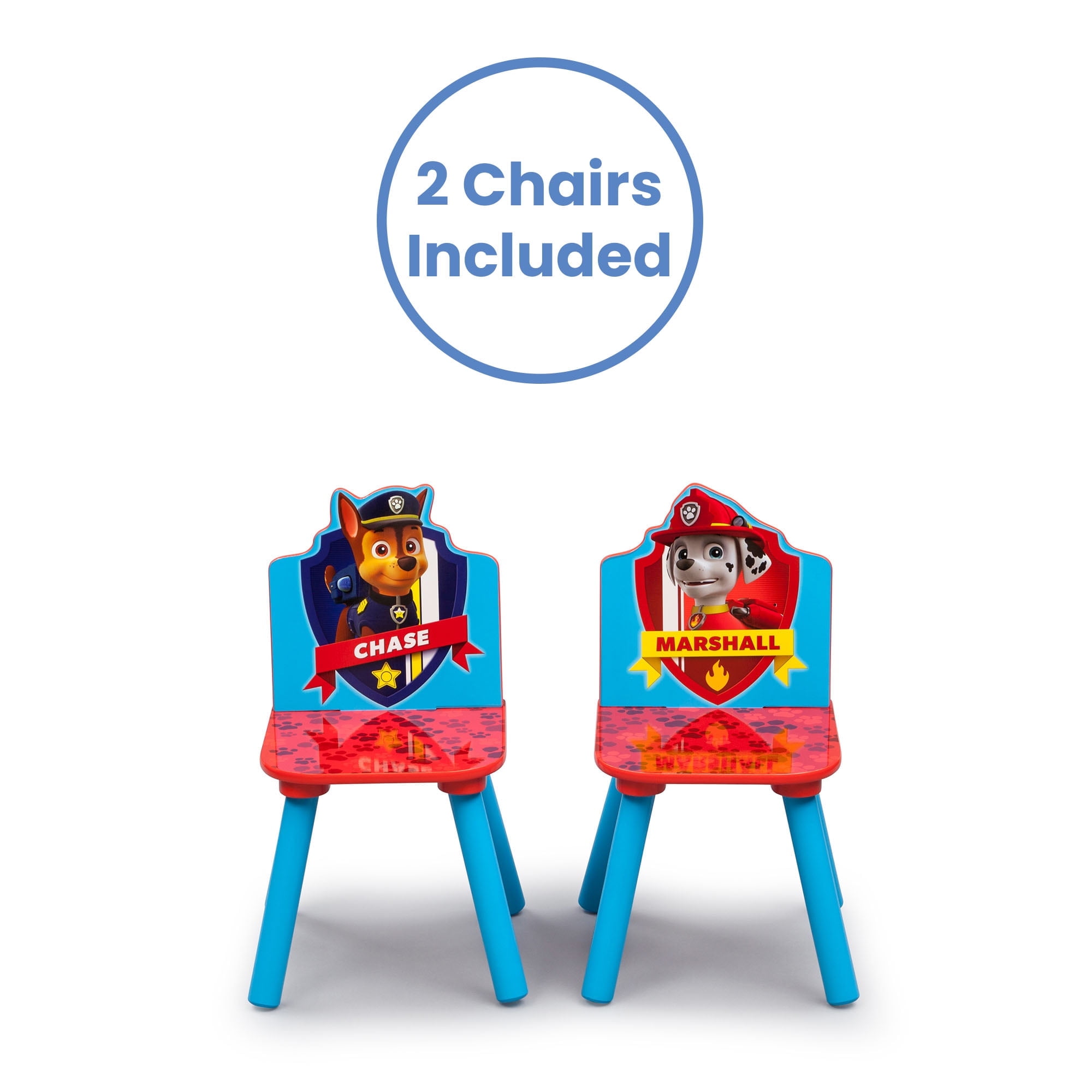 Delta Children Nick Jr. PAW Patrol Wood Kids Storage Table and Chairs Set - Image 6