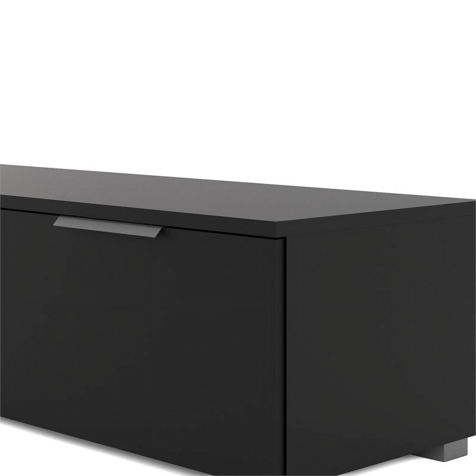 Tvilum Match 2 Drawer 2 Shelf TV Stand in Black Matte - Image 11