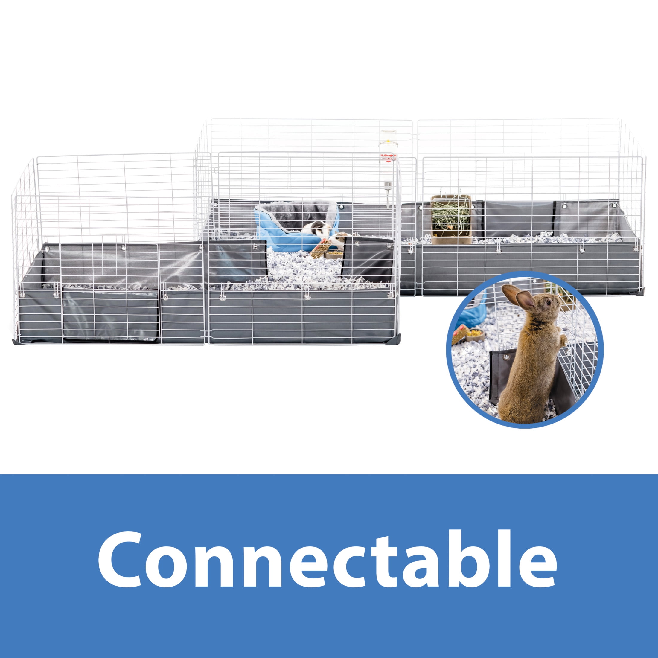 Kaytee Open Living Pet Guinea Pig or Rabbit Habitat, 60" x 30" - Image 8