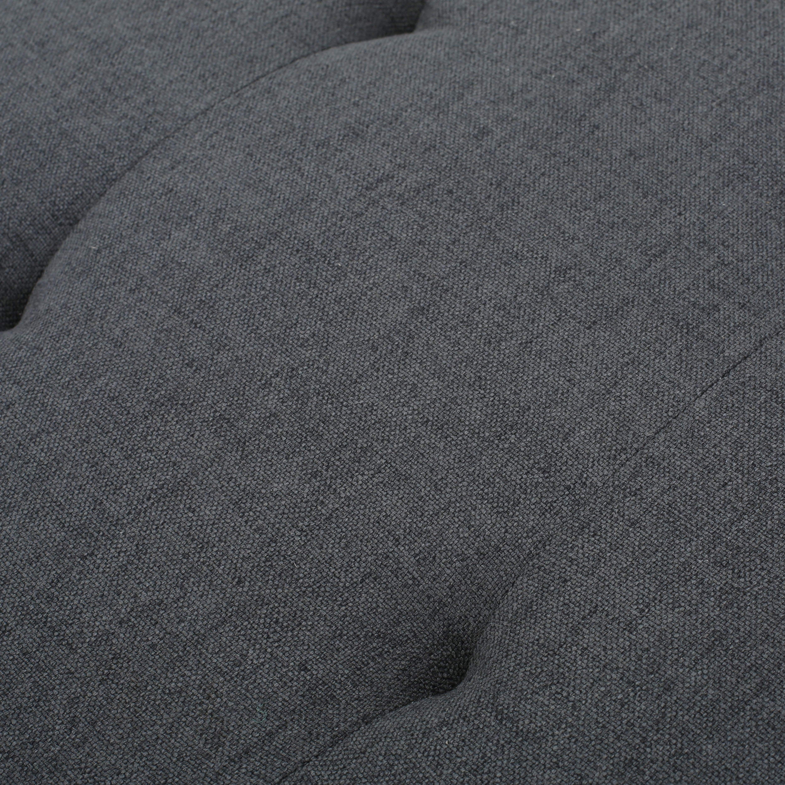 Noble House Sofija Fabric Tufted Ottoman, Dark Grey - Image 11