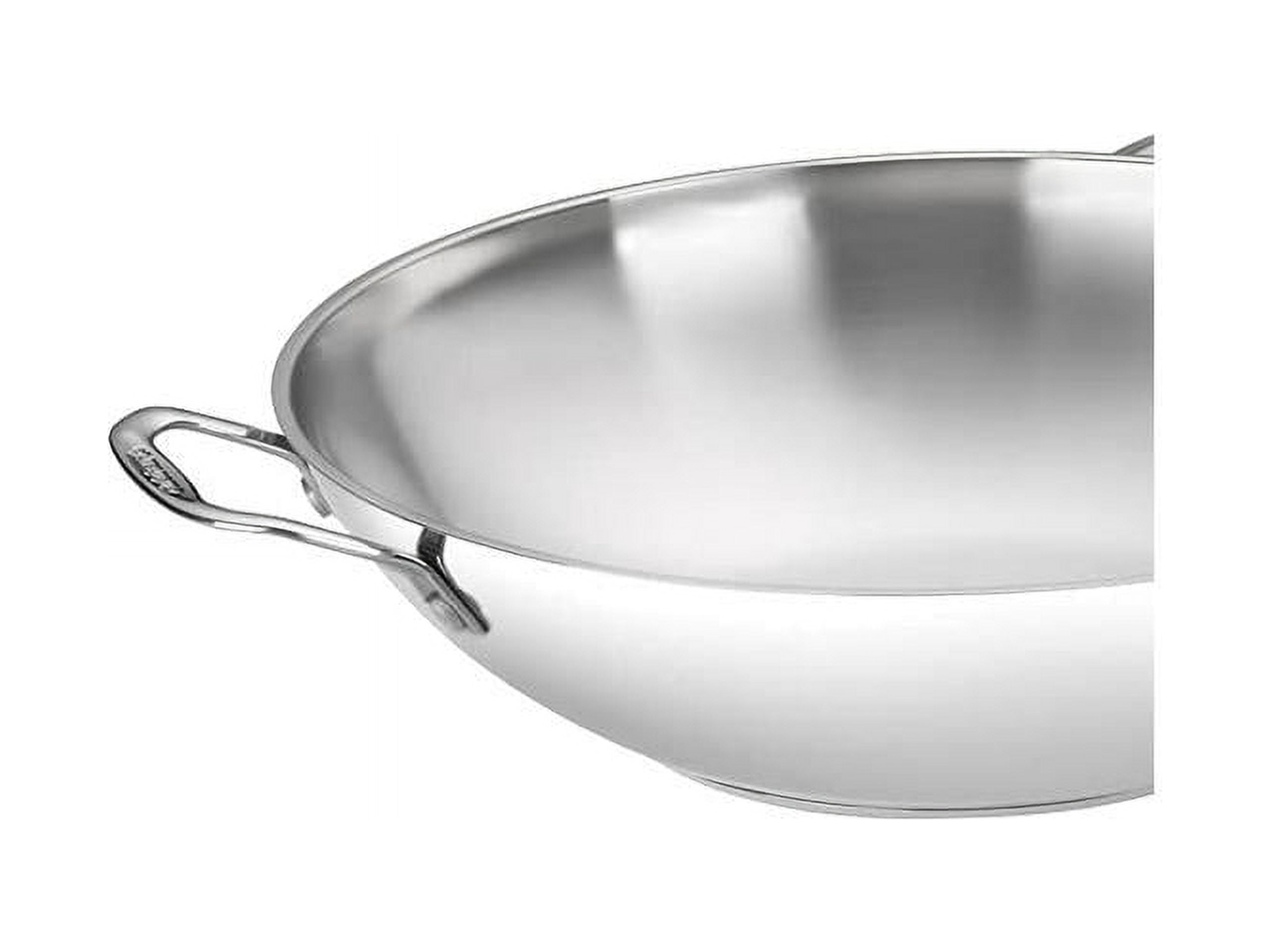 Cuisinart 726-38H Chef's Classic Stainless 14-Inch Stir-Fry Pan with Helper Handle and Glass Cover - Image 3