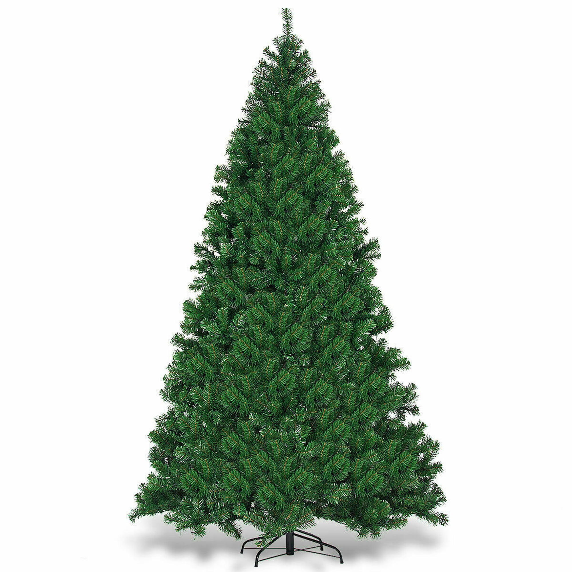 Costway 9Ft Pre-Lit PVC Christmas Tree Hinged 700 LED Lights Green - Image 10