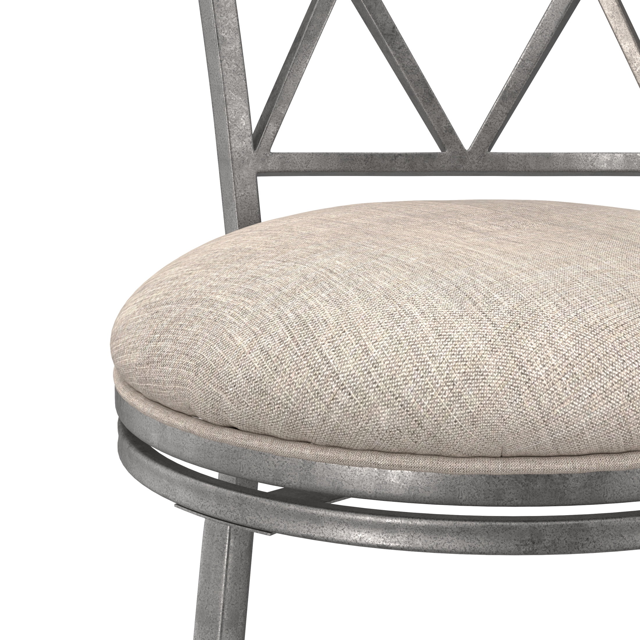 Hillsdale Furniture Stewart Metal Counter Height Swivel Stool, Aged Pewter - Image 21