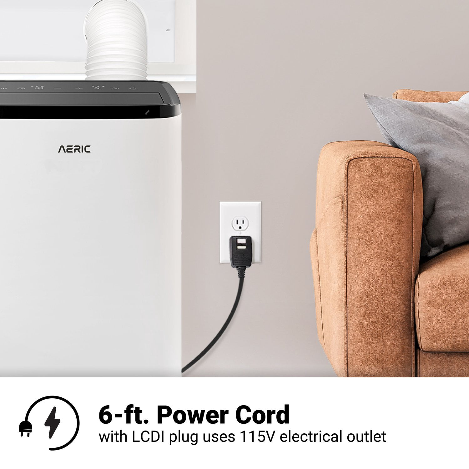 Aeric 10,000 BTU SACC (14,000 BTU ASHRAE) Portable Air Conditioner with Heat, AERP101HAW - Image 16