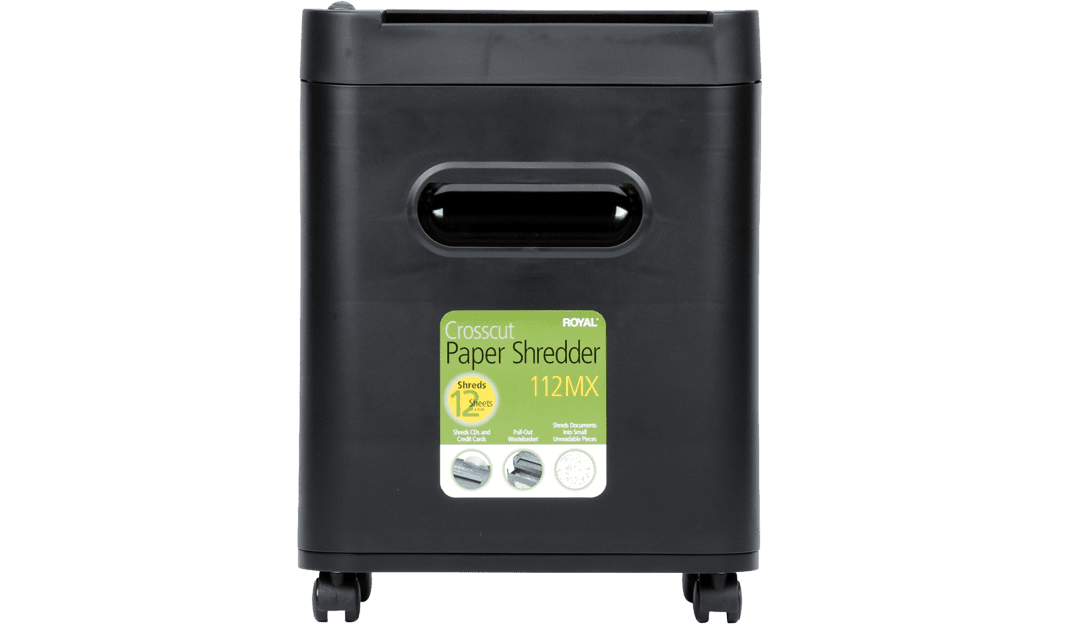 Royal 29186X 112MX 12-Sheet Crosscut Shredder - Image 10