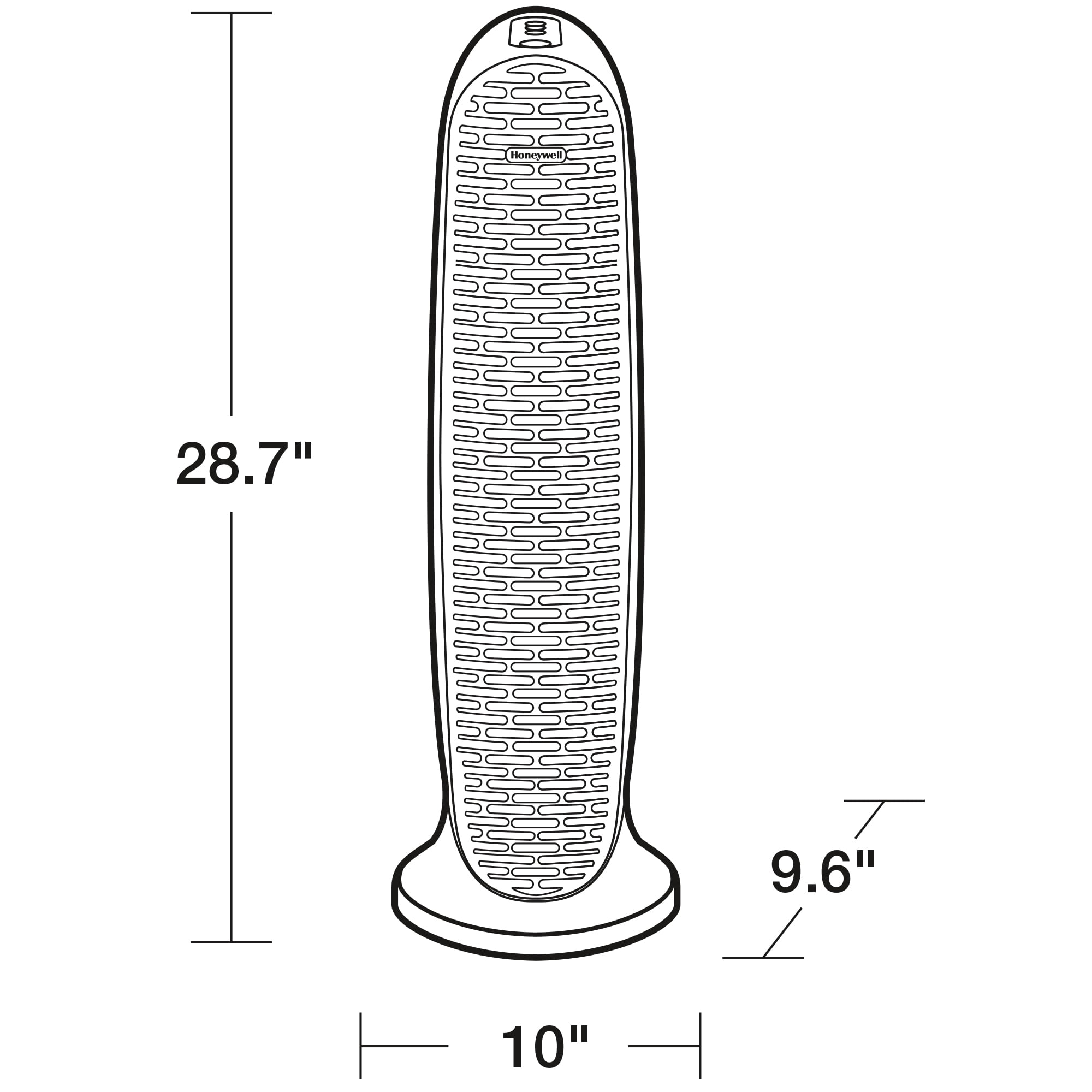 Honeywell Quiet Clean 3 Step Tower Air Purifier, New, Black, HFD230B - Image 4