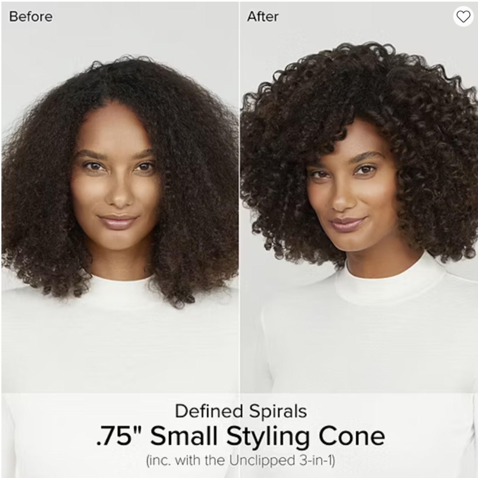 Paul Mitchell Express Ion Unclipped 0.75" to 1.25" Ceramic Conical 3-in-1 Hair Curling Iron, Ionic, Black, Model # 31INA - Image 10