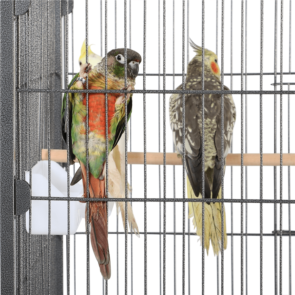 Renwick 52 inch Bird Parrot Cage for Parrot Parakeet Finches, Black - Image 6