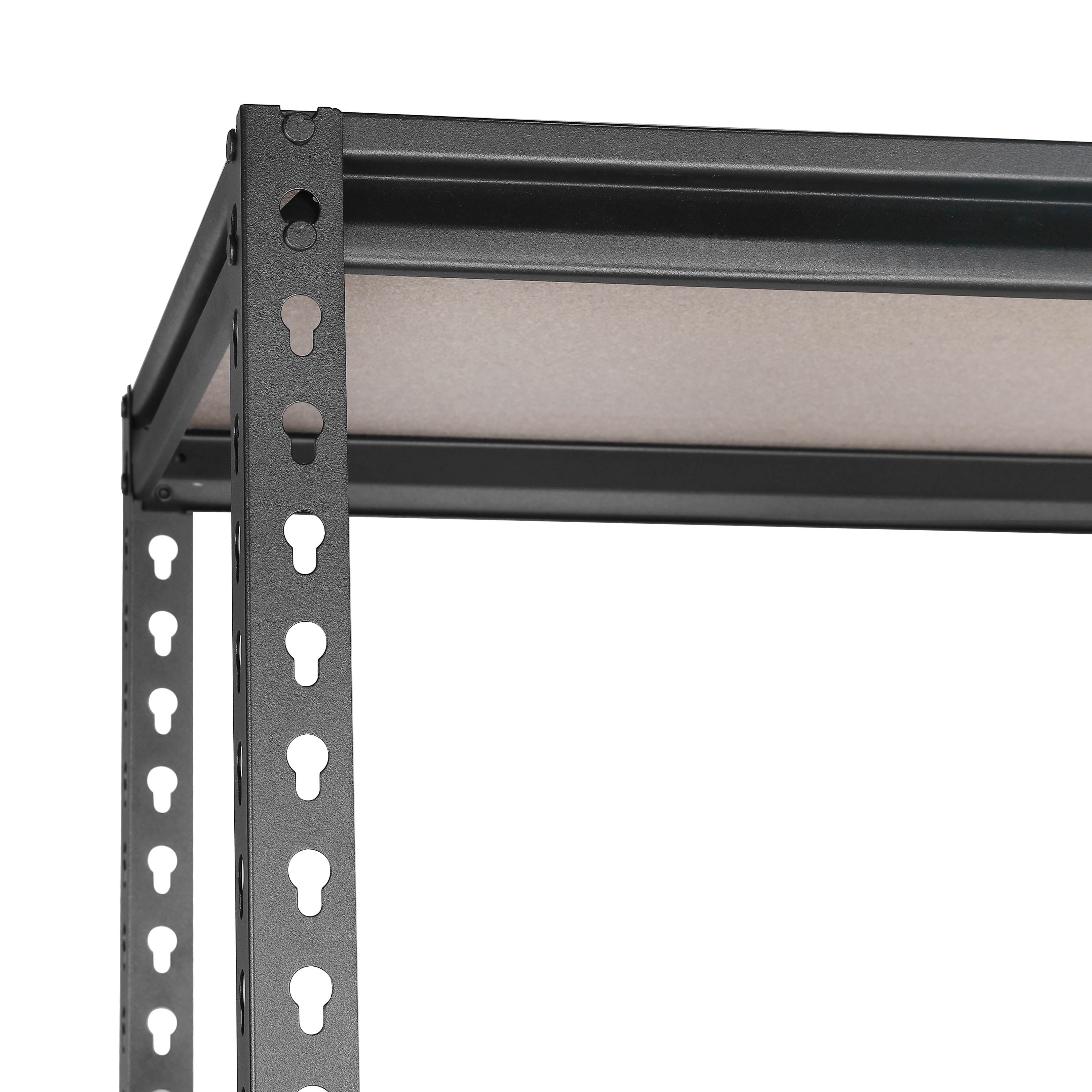 WORKPRO Steel 5-Tier Storage Shelf Unit 72-Inch-H x 36-Inch-W x 18-Inch-D, 4000lb Total Capacity, Black - Image 3