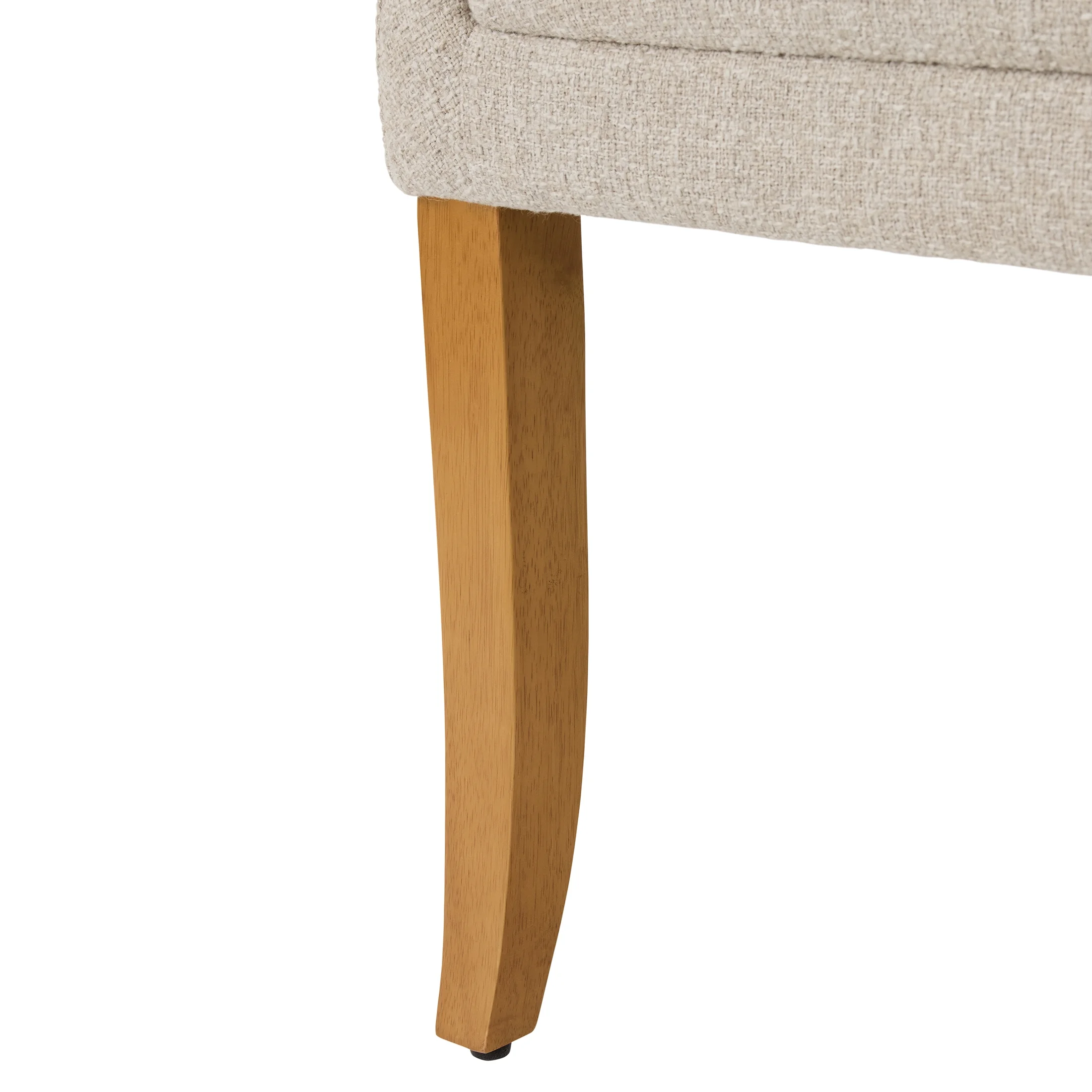 Better Homes & Gardens Windsor Upholstered Wingback Dining Chair 2 Pack, Wheat - Image 7