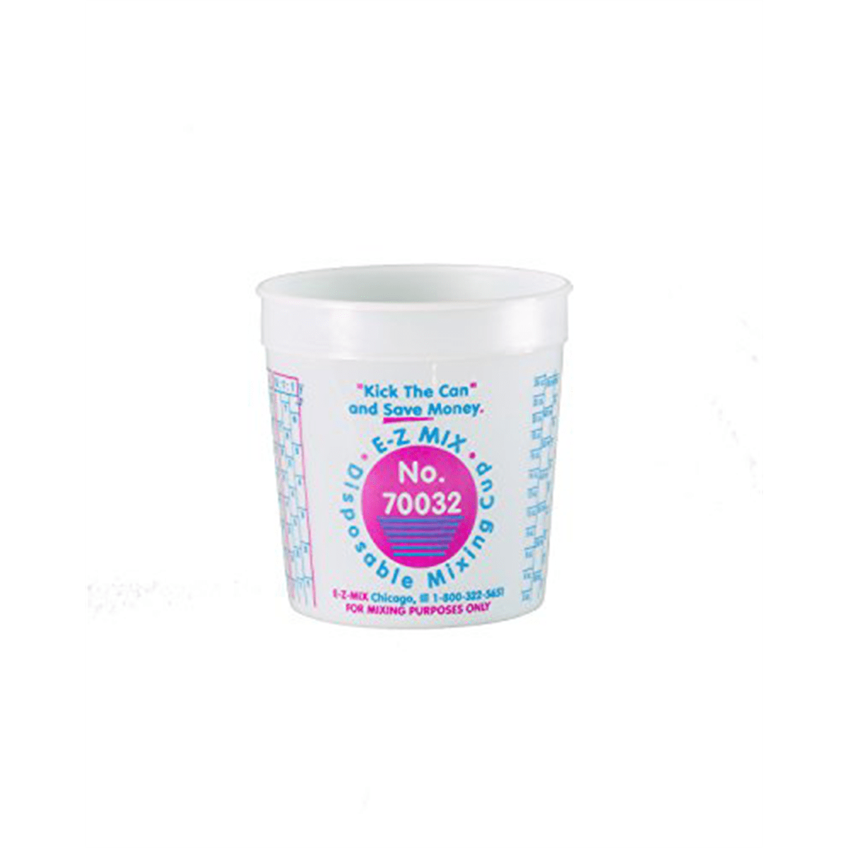 E-Z Mix 70032 Disposable 1 Quart Mixing Cups - 100 - Image 2