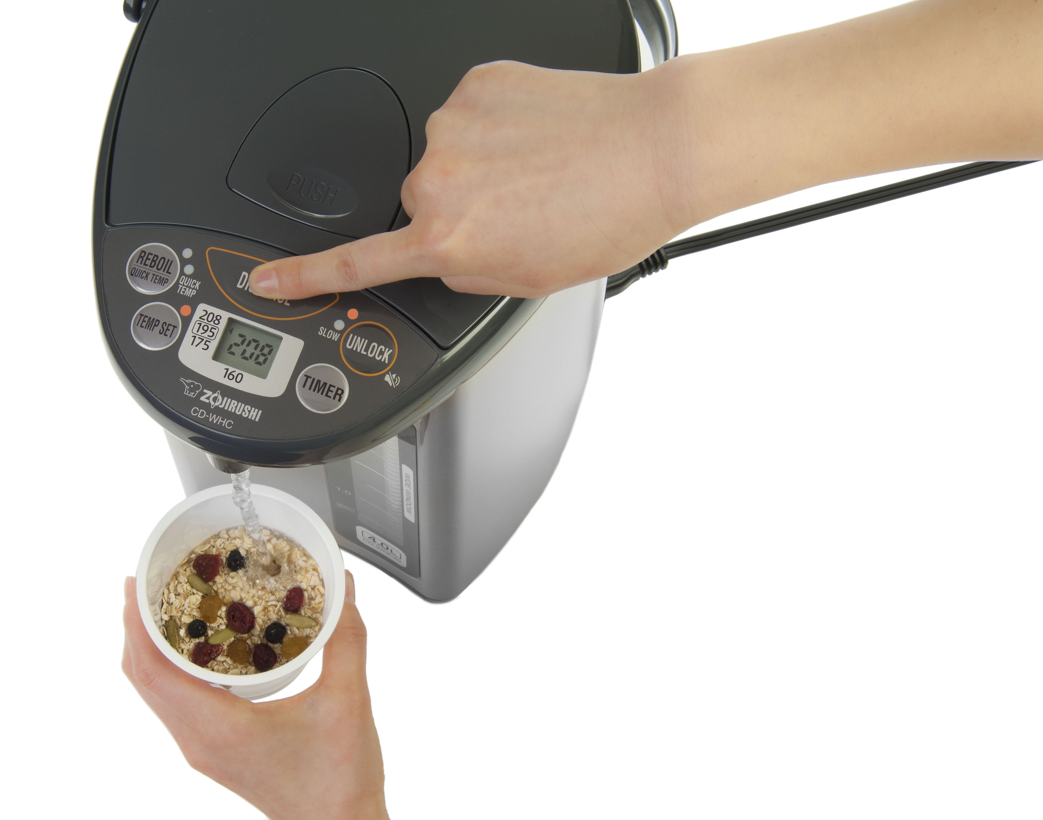 Zojirushi CD-WHC40XH Micom Water Boiler & Warmer - Image 16