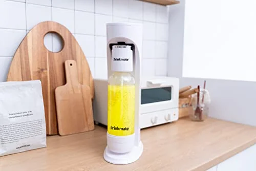 Drinkmate Sparkling Water and Soda Maker Bundle, Carbonates ANY Drink, Classic White - Image 2