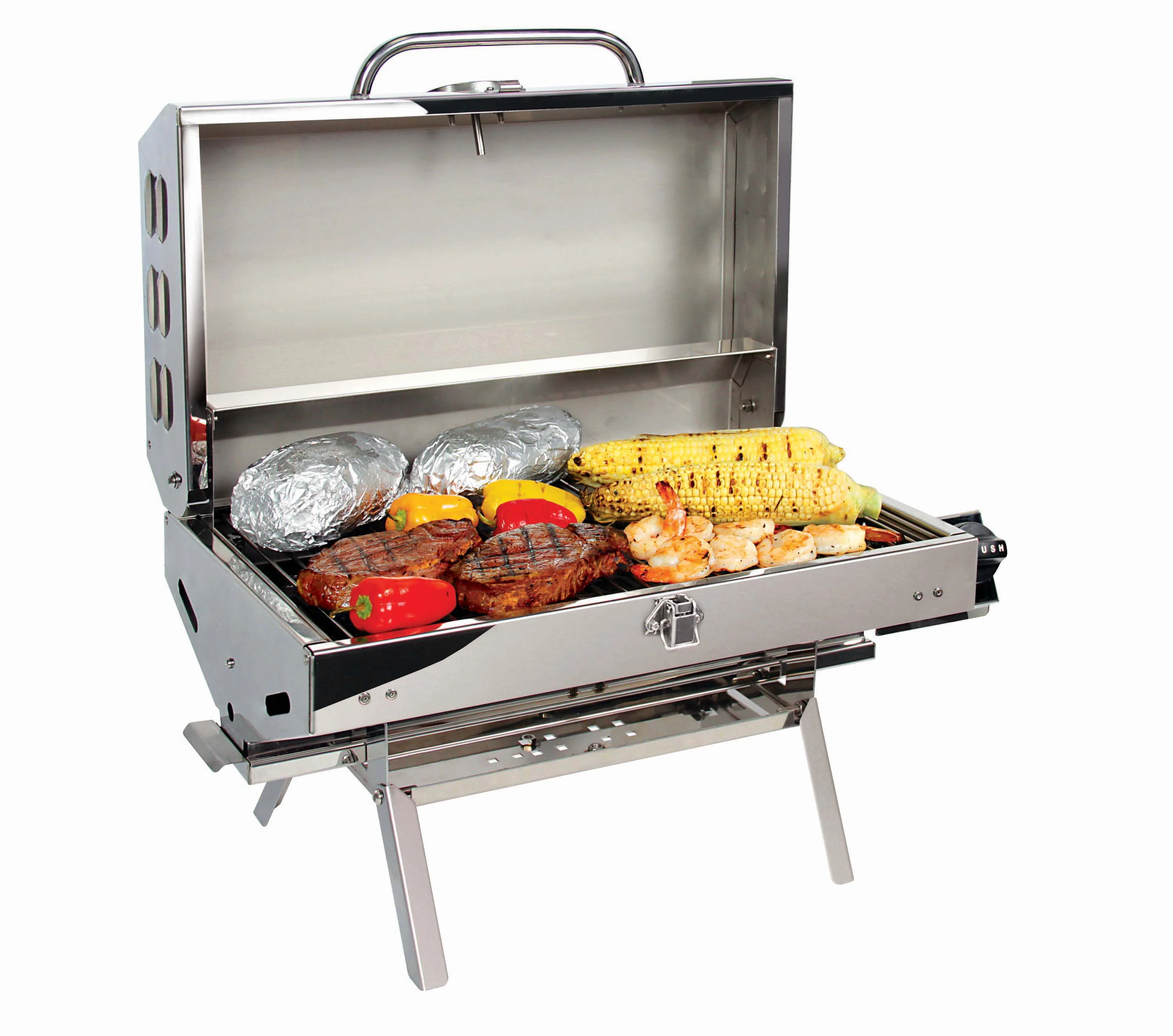 Camco 57305 Olympian 5500 Stainless Steel Portable/RV Grill - Image 9