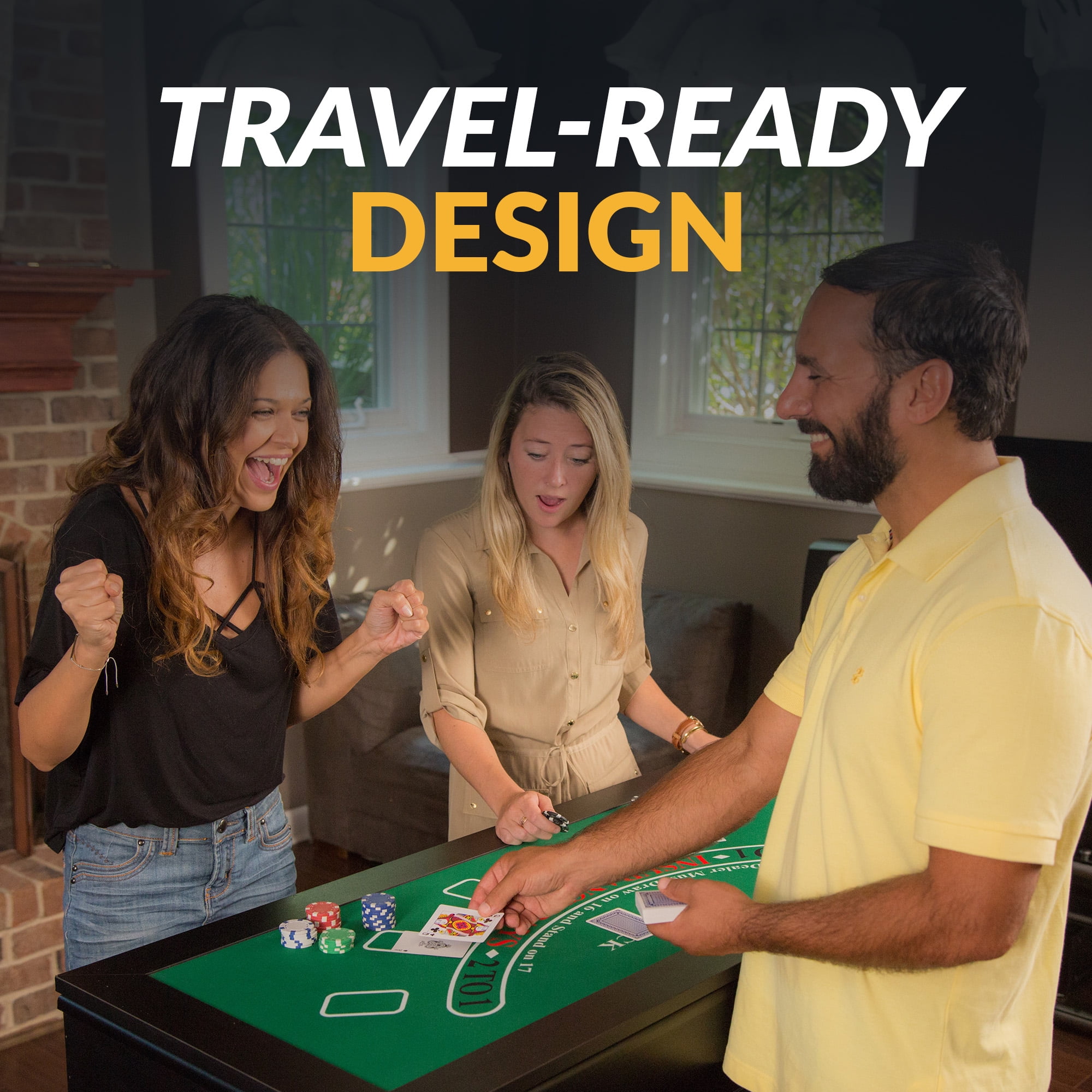 Hathaway Revolver 4-in-1 Multi-Game Table, 40-in - Image 7