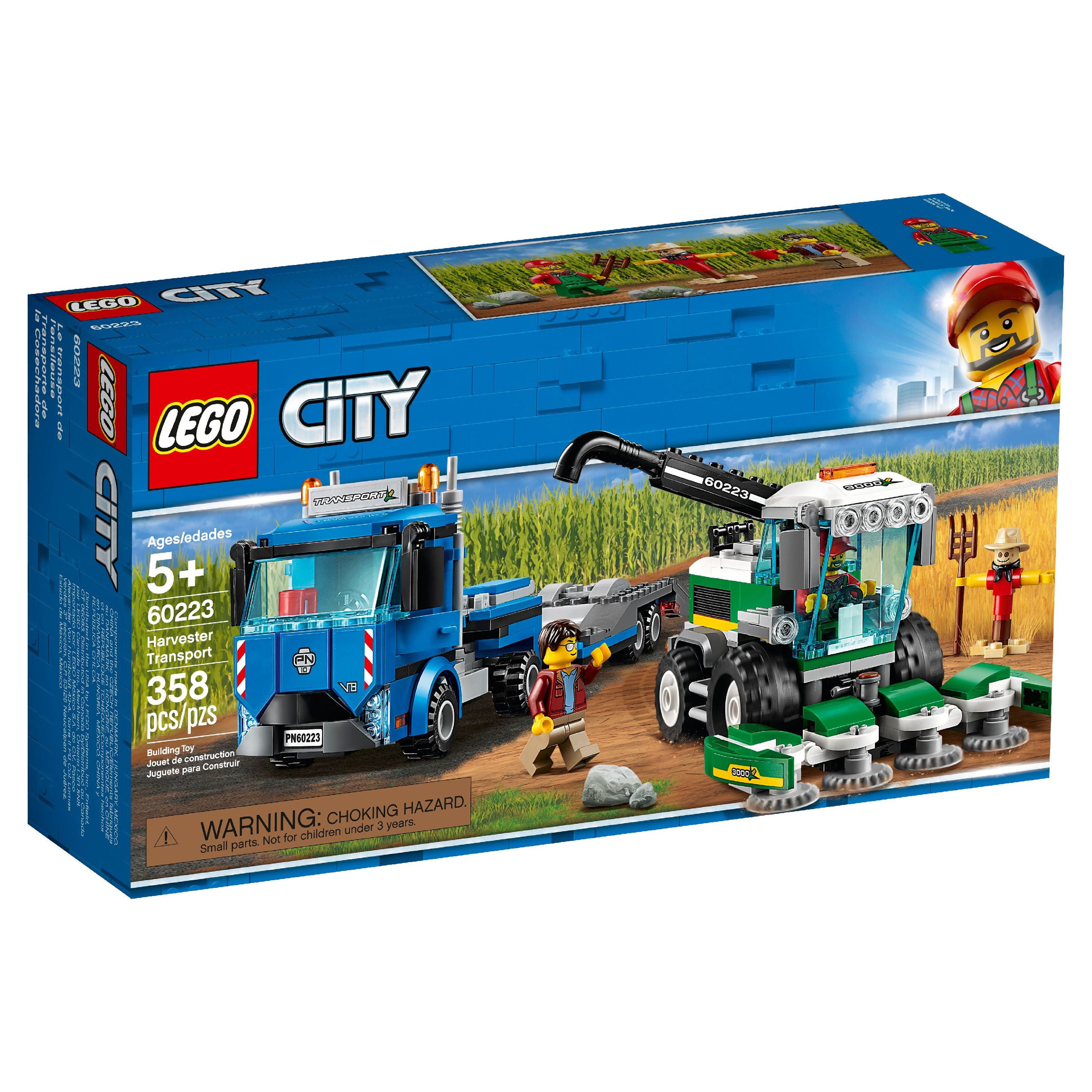 LEGO City Great Vehicles Harvester Transport Truck Building Set 60223 - Image 2