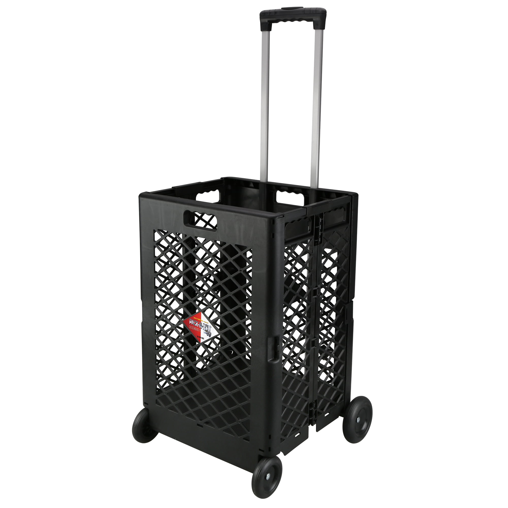Olympia Tools Pack n Roll Utility Rolling Cart, 55-pound Capacity, Black - Image 5