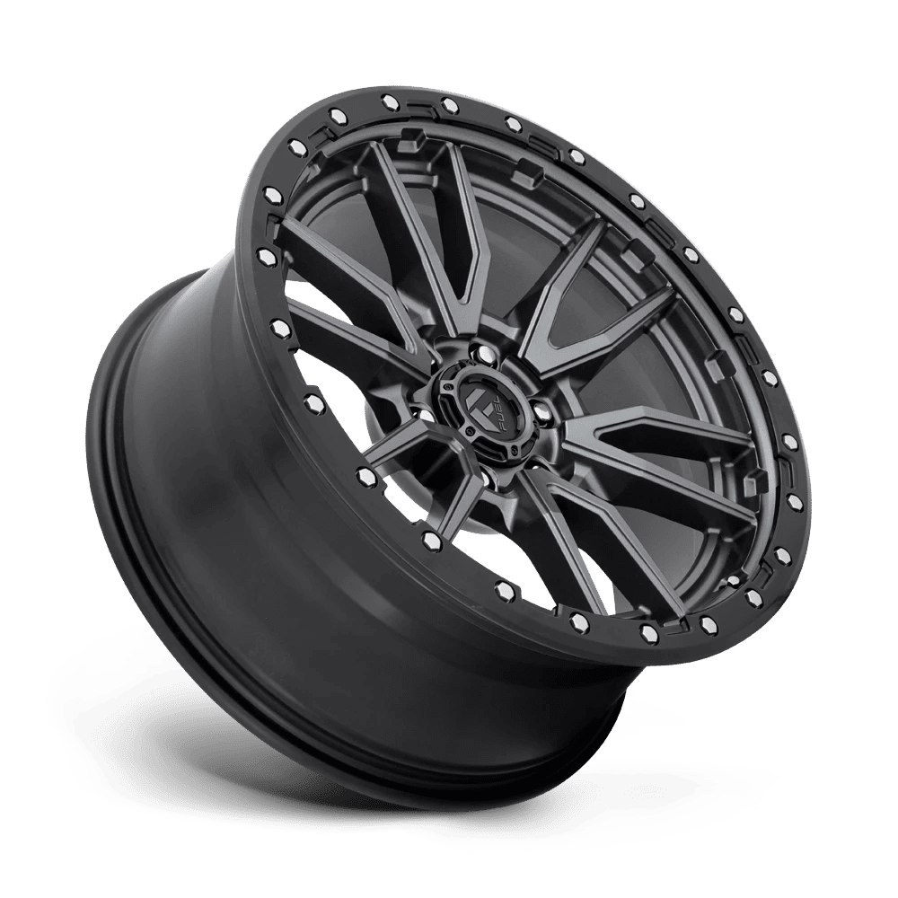 Fuel 1PC Aluminum Rim D680 REBEL 20X9in Matte Gun Metal Black Bead Ring Finish, D68020908957 - Image 3