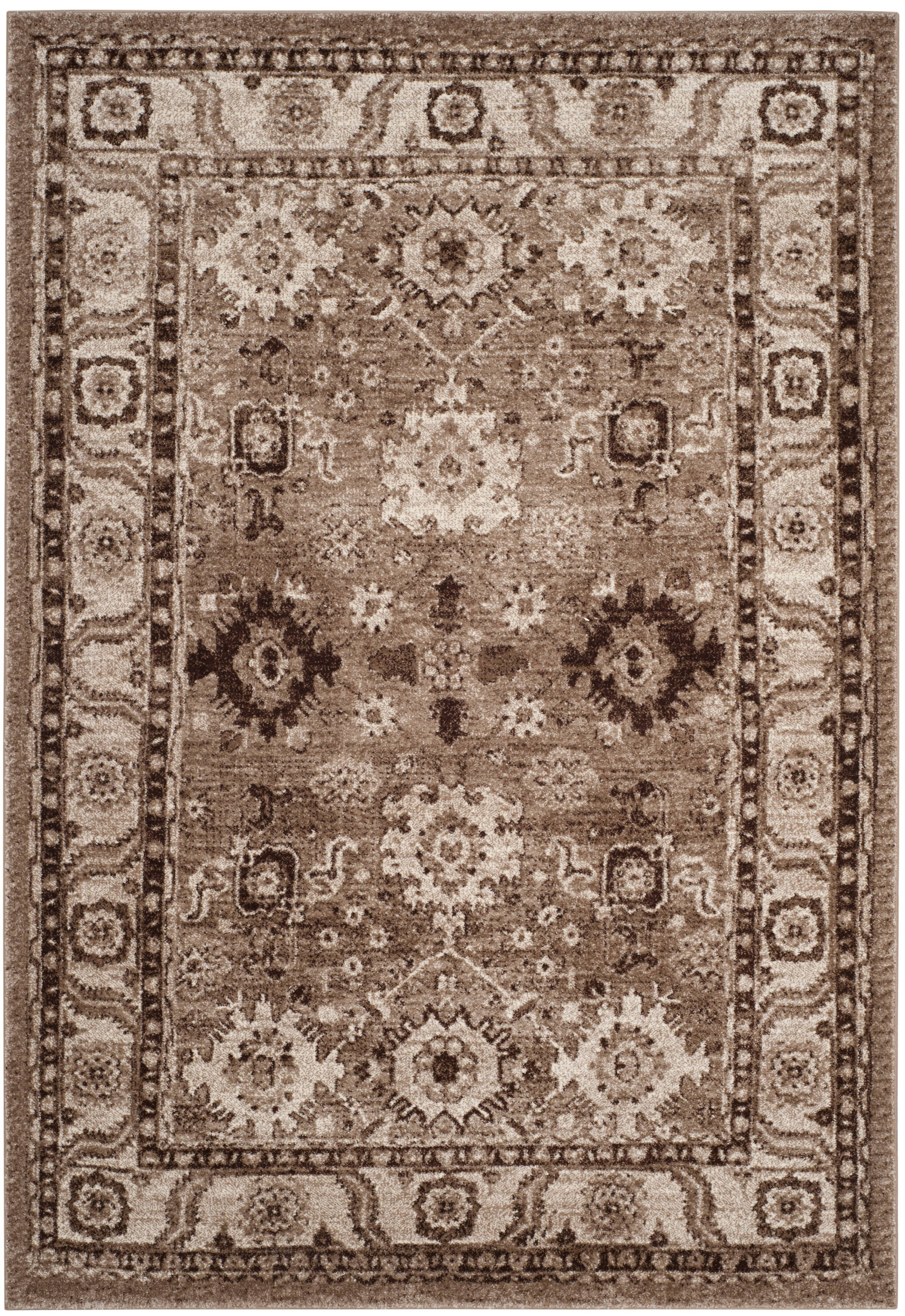 SAFAVIEH Vintage Hamadan Pema Traditional Area Rug, Taupe, 5'3" x 7'6" - Image 6