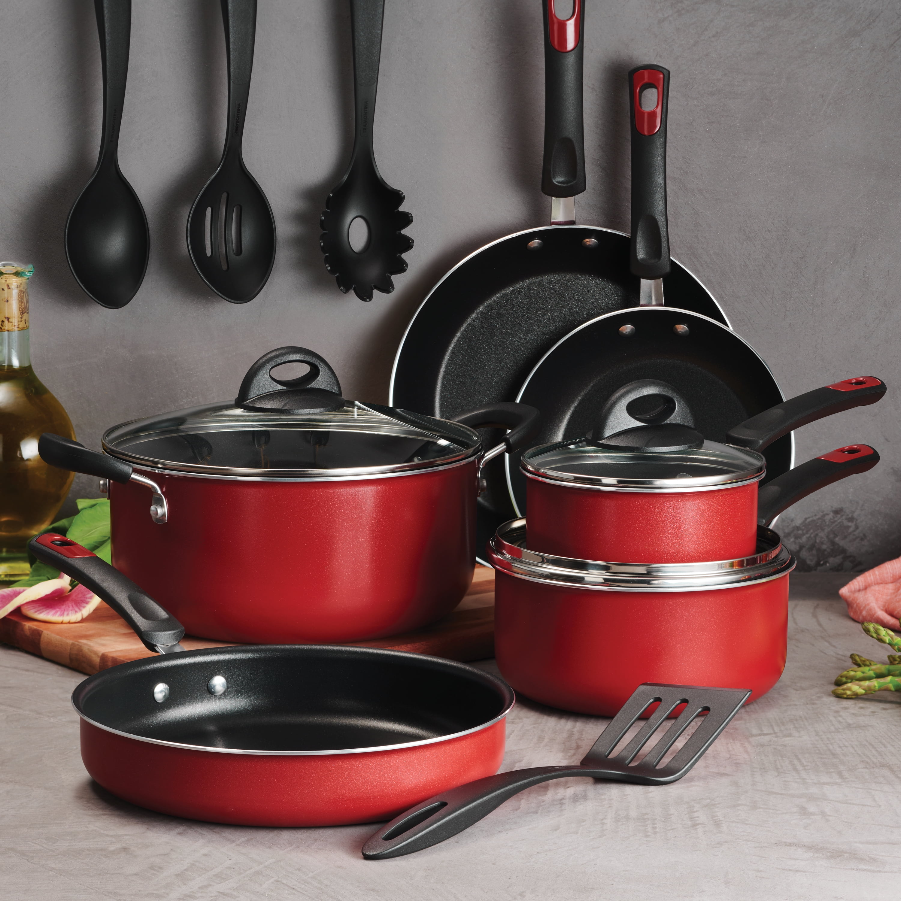 Everyday 13 Pc Enamel Nonstick Cookware Set - Image 14
