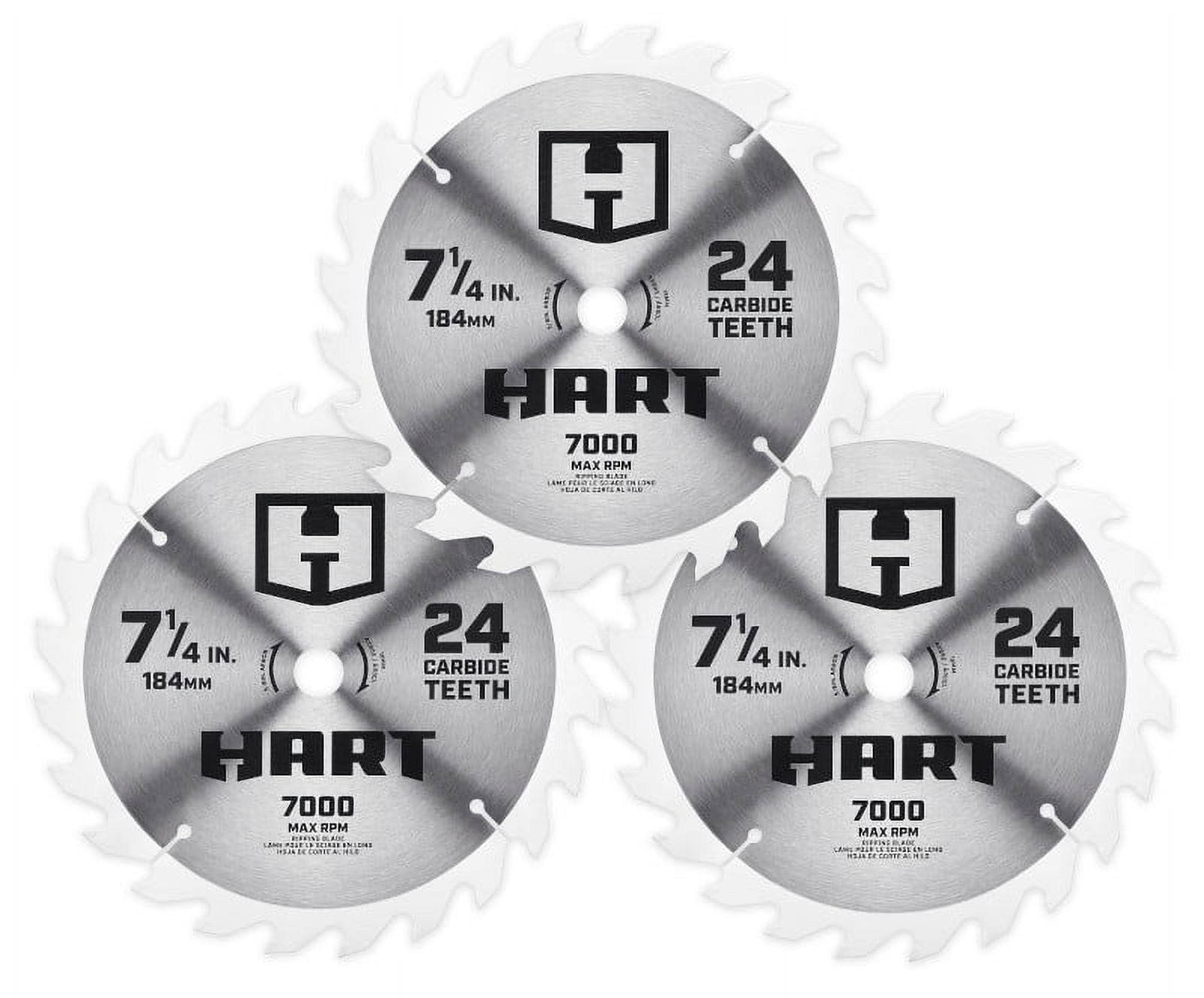 HR 20-Volt 7-1/4" Brushless Circular Saw with 3 Pack 7-1/4" 24T Blade Bundle - Image 7