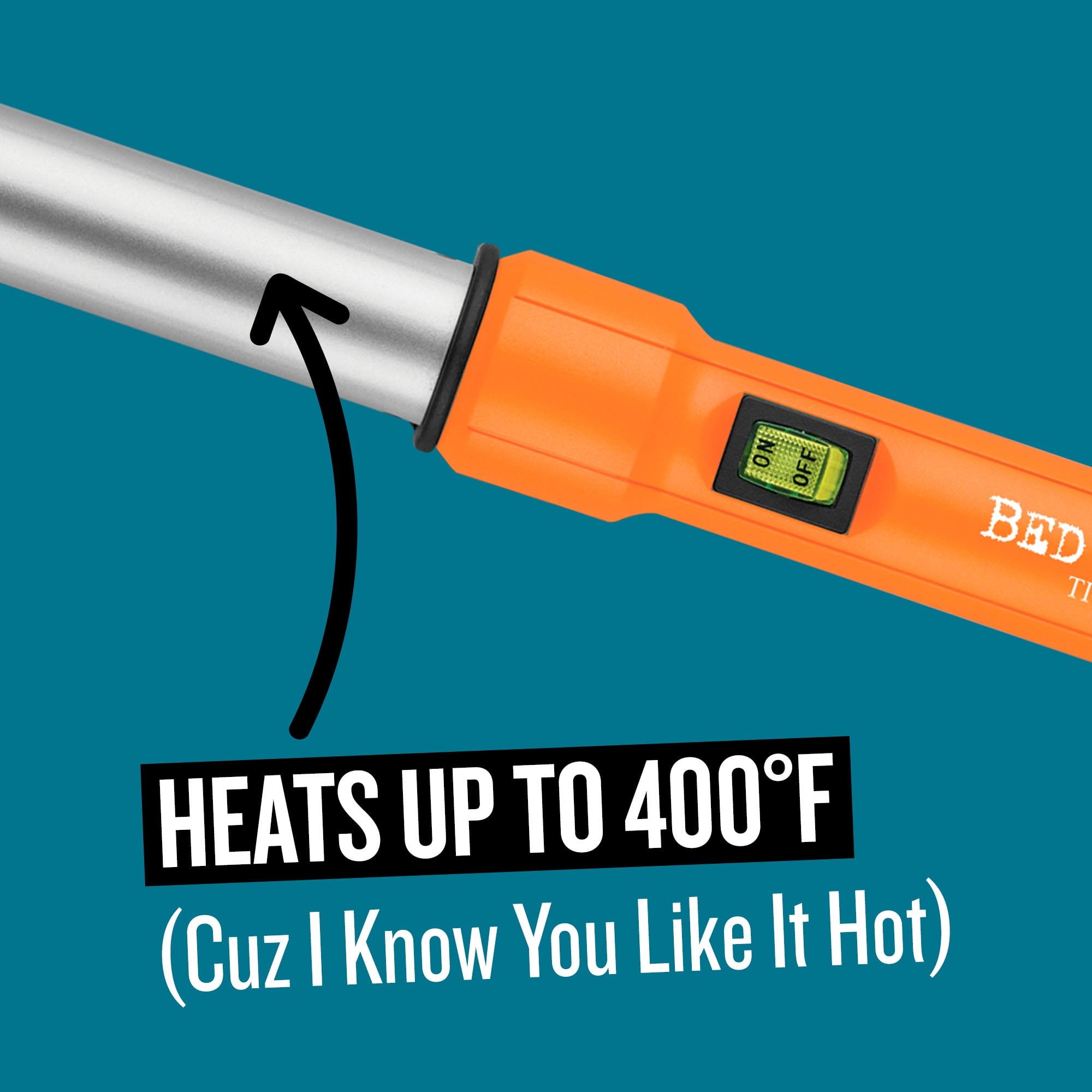 Bed Head Curlipops 1” Tourmaline Ceramic Clamp-Free Curling Wand - Image 6