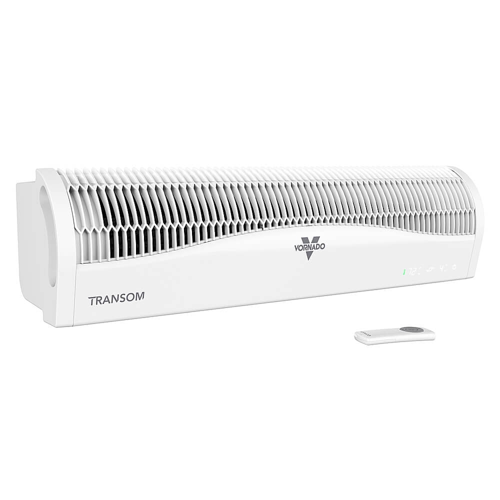 Vornado TRANSOM Window Fan with 4 Speeds, Remote Control, Reversible Exhaust Mode, Weather Resistant Case, Whole Room, Ice White - Image 3