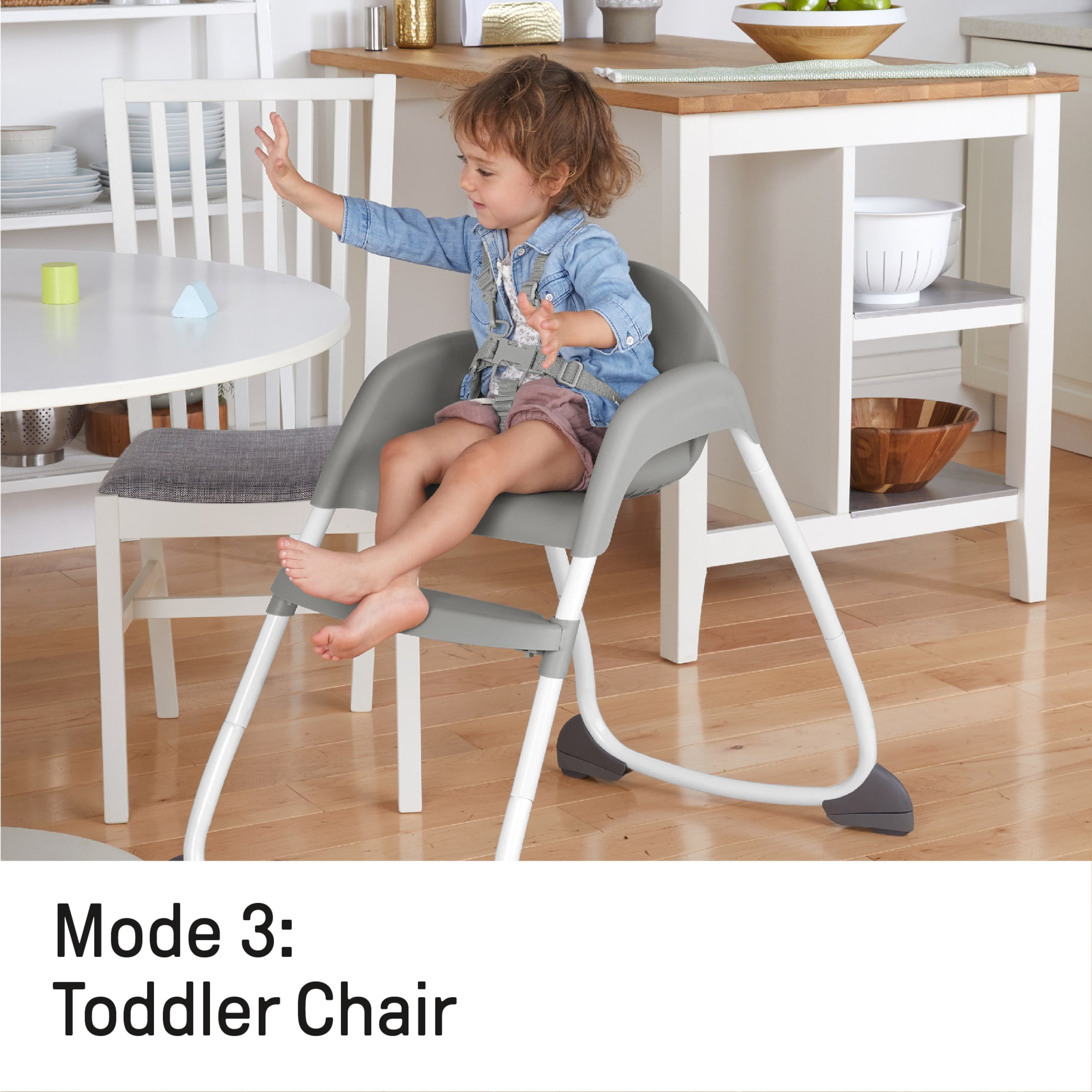 Ingenuity Trio 3-in-1 High Chair, Toddler Chair, and Booster, For Ages 6 Months and Up, Unisex - Nash - Image 14