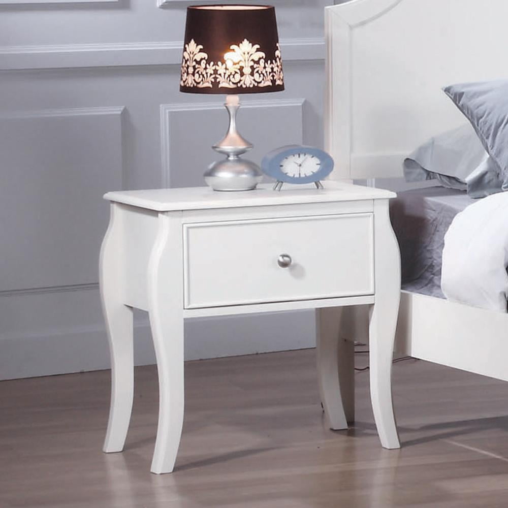 Coaster Home Furnishings 400562 Traditional Nightstand, White - Image 2
