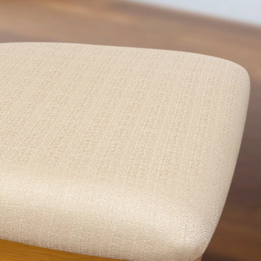 Set of 2 Chairs ANC-OAK-C Antique Dining Chair Cushion Seat with Oak Finish - Image 2