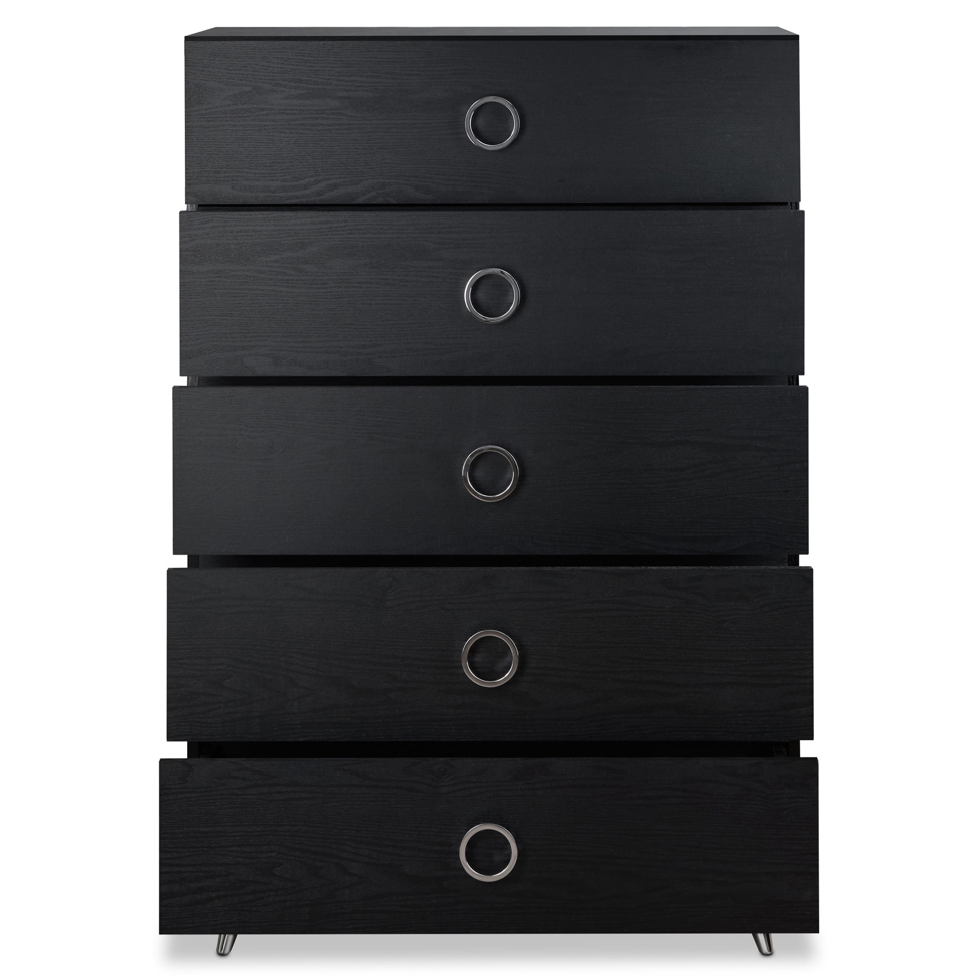 Acme Elms 5-Drawer Chest in Black 32"L x 17"W x 47"H - Image 10