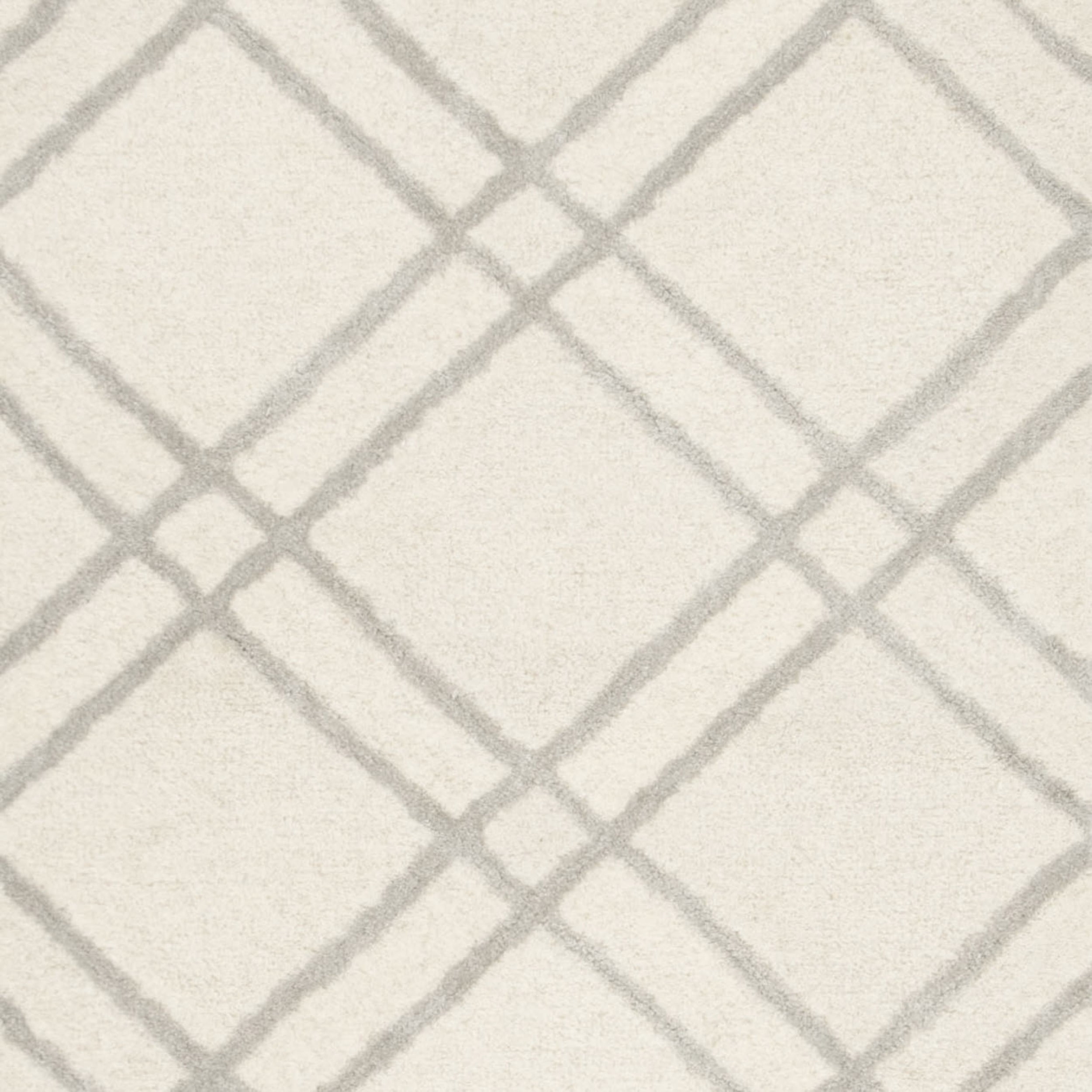 SAFAVIEH Himalaya Maralyn Geometric Wool Runner Rug, Ivory/Silver, 2'3" x 8' - Image 7