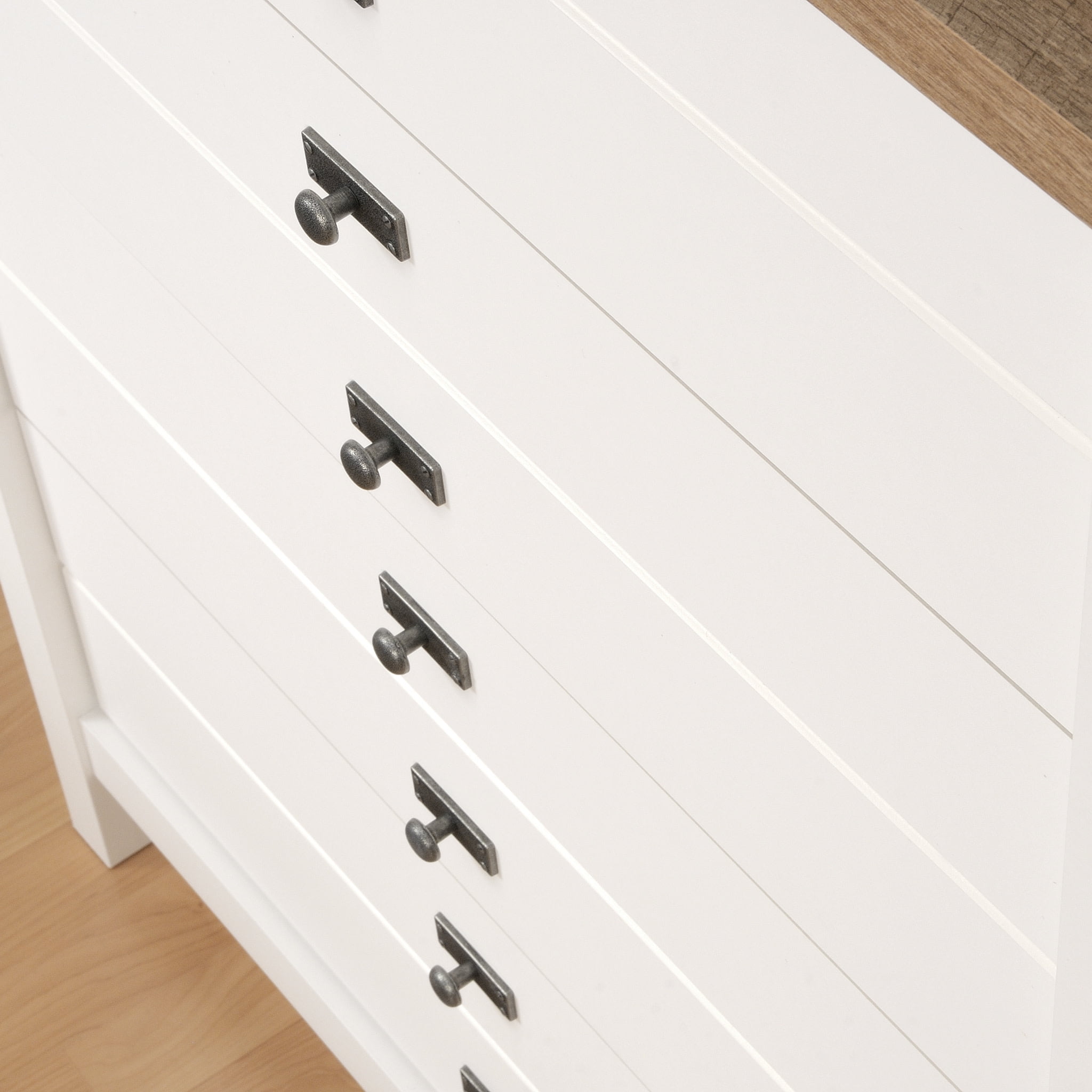 Sauder Cottage Road 4 Drawer Chest, Soft White Finish - Image 6