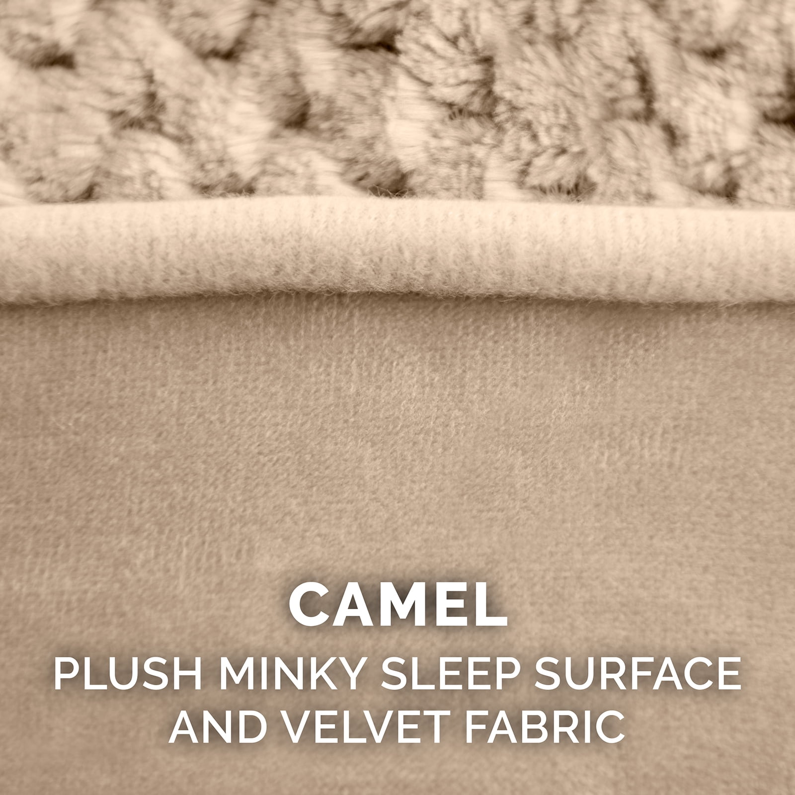 FurHaven Pet Dog Bed | Orthopedic Minky Plush & Velvet Luxe Lounger Pet Bed for Dogs & Cats, Camel, Large - Image 11