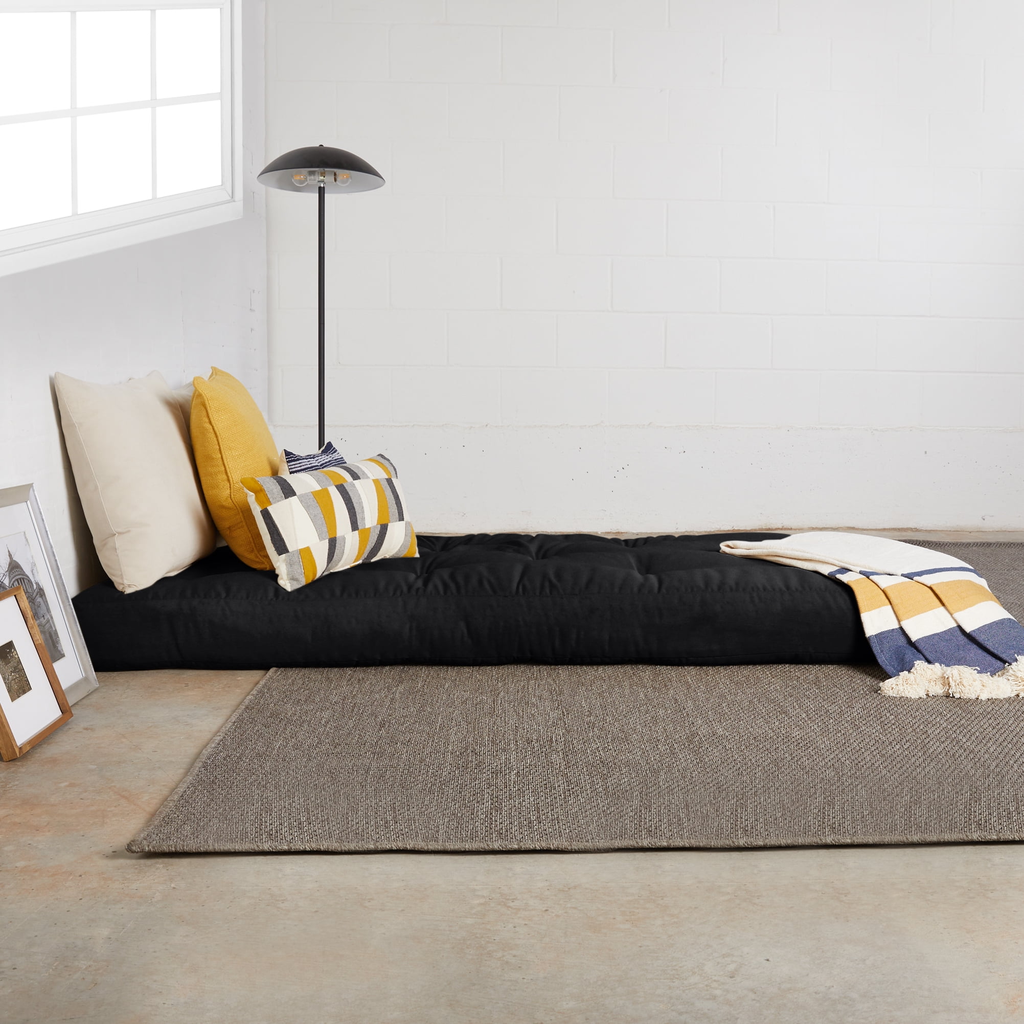 Sorra Home - 6 inch Reversible Tufted Futon Mattress, Twin Size - Image 4