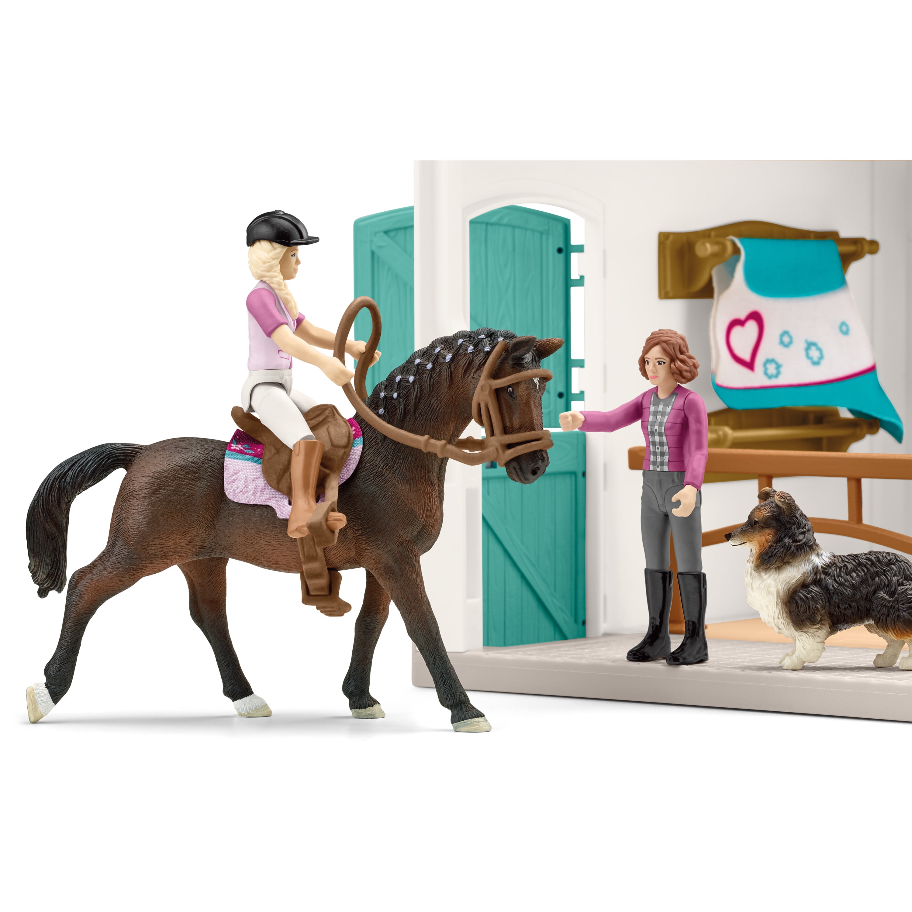 schleich Horse Club - 67 PC Sofia’s Tack Shop Playset with Toy Horse, 2 Poseable Figures and Accessories - Equestrian Toy Set for Kids Ages 5+ - Image 4