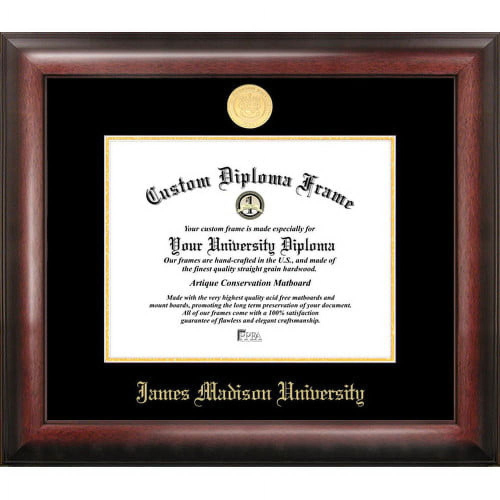 University of Delaware 12" x 16" Gold Embossed Diploma Frame - Image 2