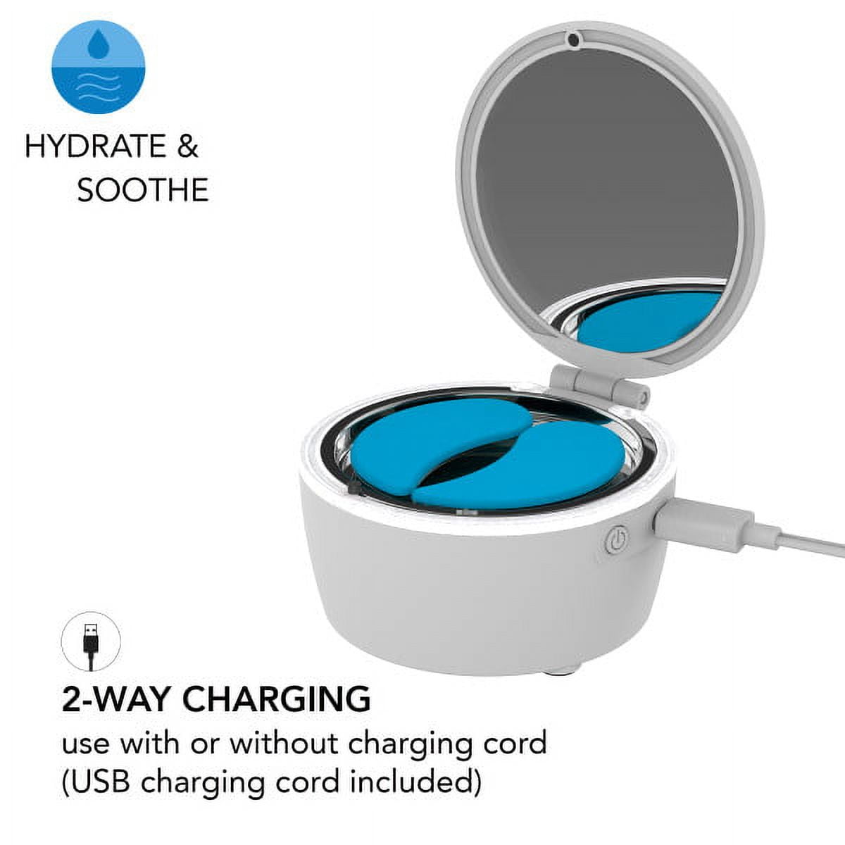 SKN by Conair Cool Beanz Reusable Under Eye Patches, Rechargeable - Image 11