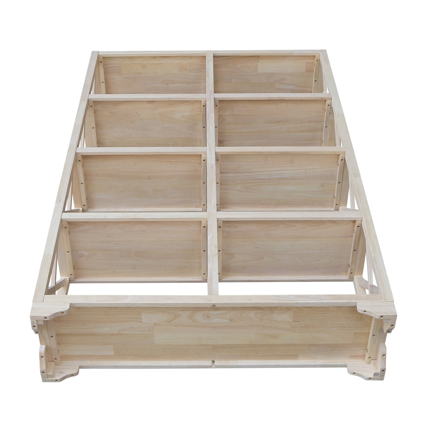 Unfinished 4-Tier 'X' Sided Double Shelf Unit - Image 7
