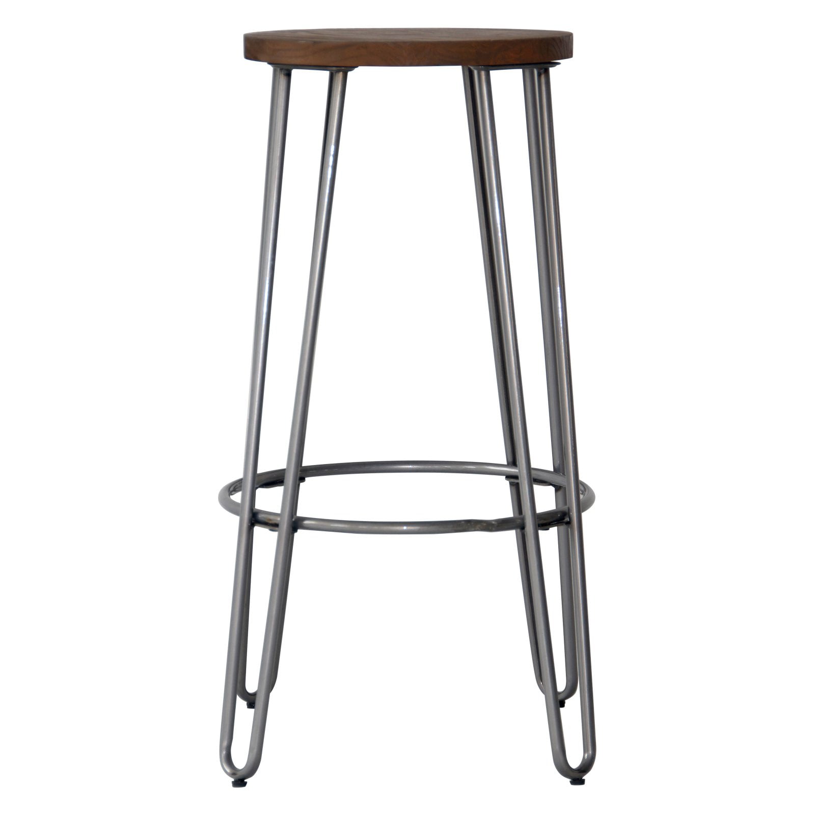 ACEssentials Quinn Barstool in Natural Metal Finish - Image 2