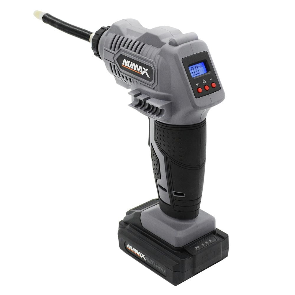 NuMax SH16VIPK 16V Cordless Tire Inflator and Air Pump Kit with Accessories, Charger, and Case - Image 3