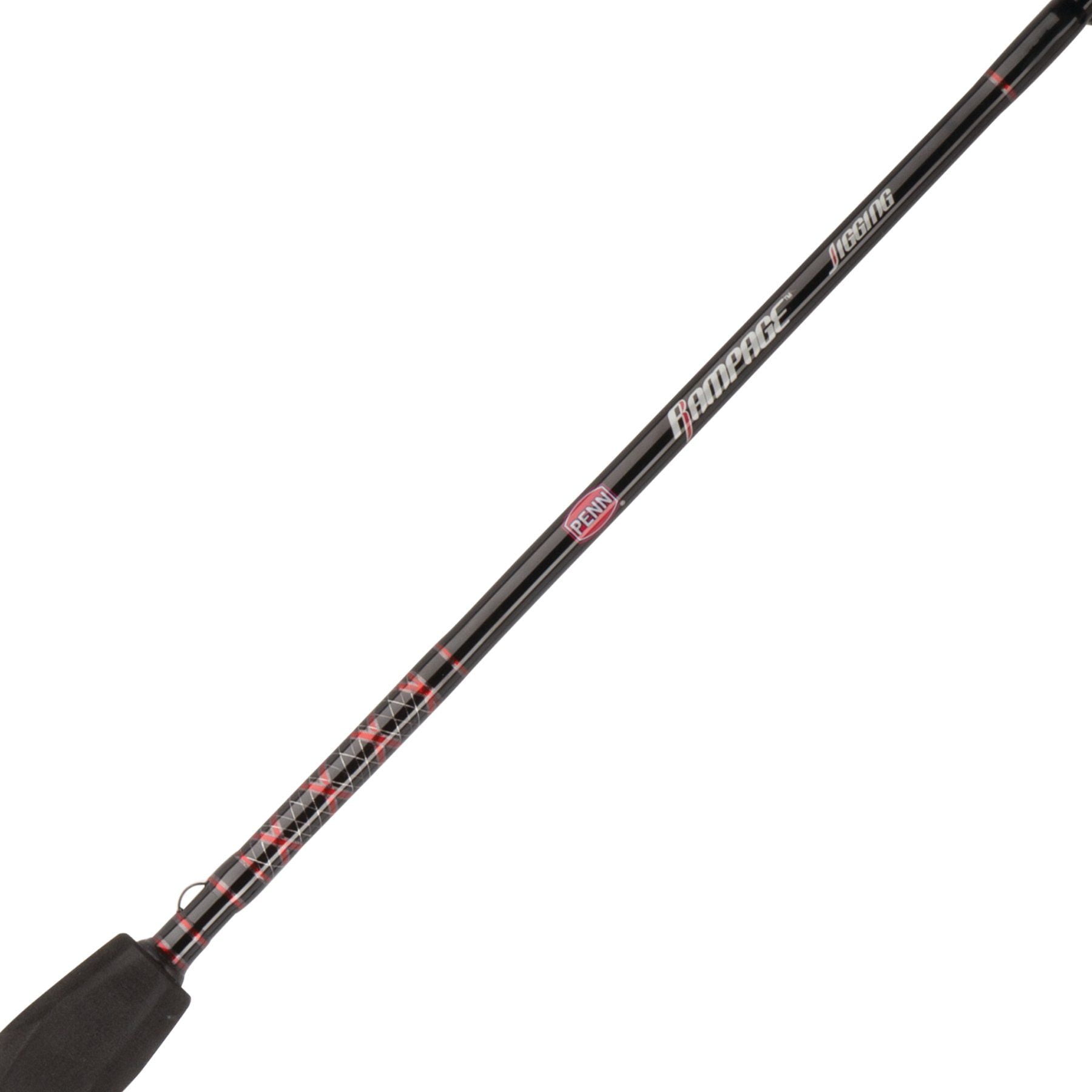 PENN Rampage® Jig Spinning Rod, 6'4" Medium Heavy Fishing Rod - Image 6