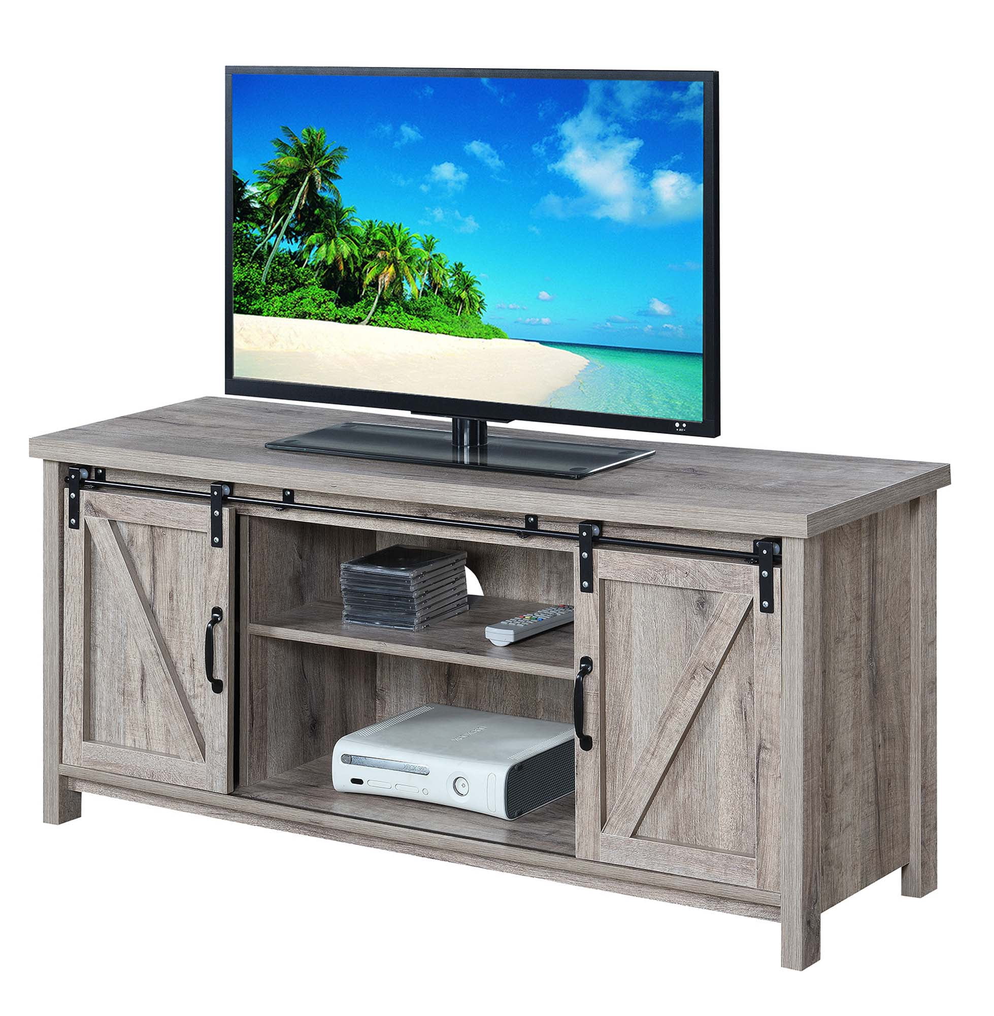 Convenience Concepts Blake Barn Door TV Stand - Image 3