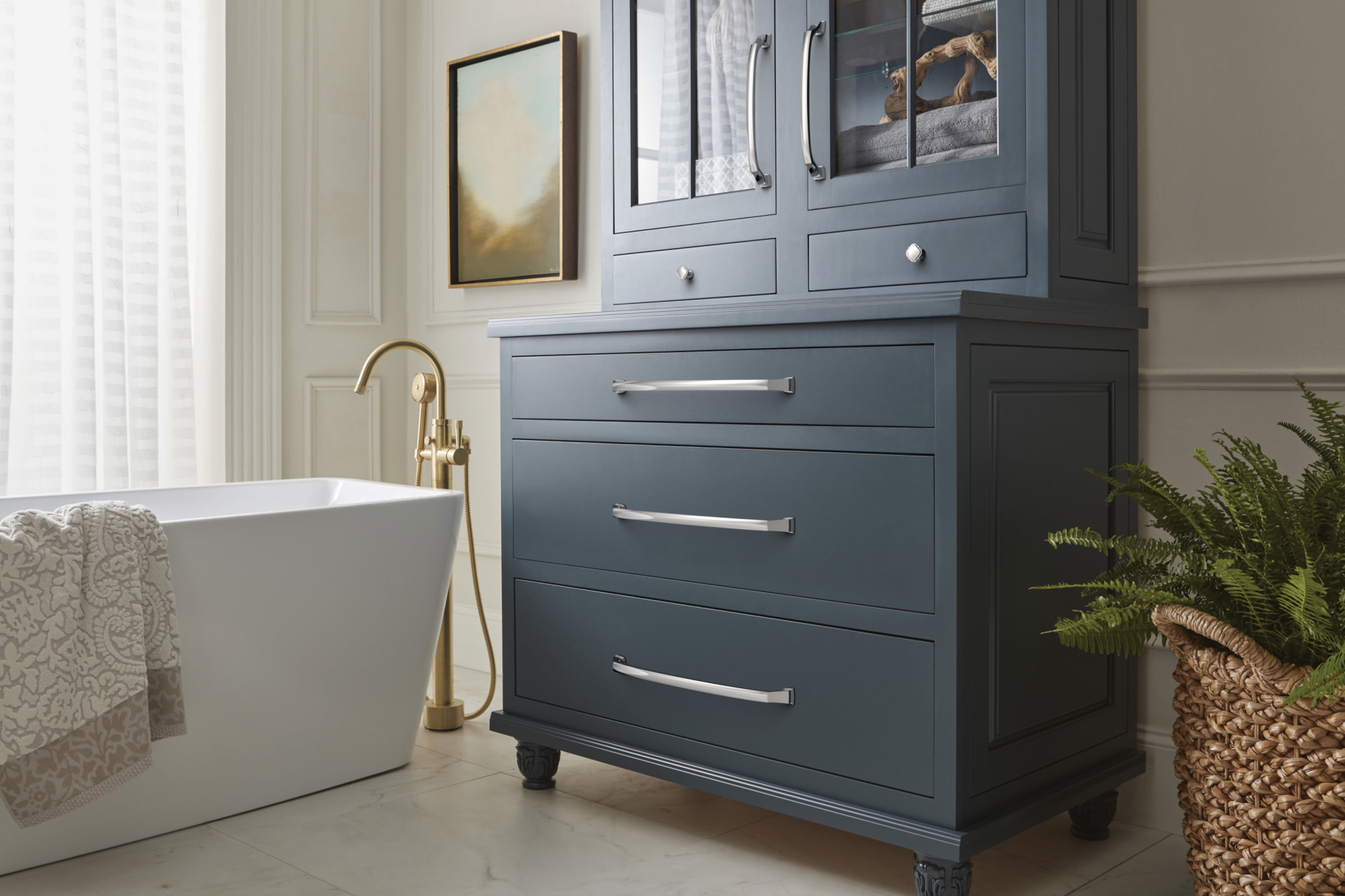 Revitalize 12 in (305 mm) Center-to-Center Polished Nickel Appliance Pull - Image 4