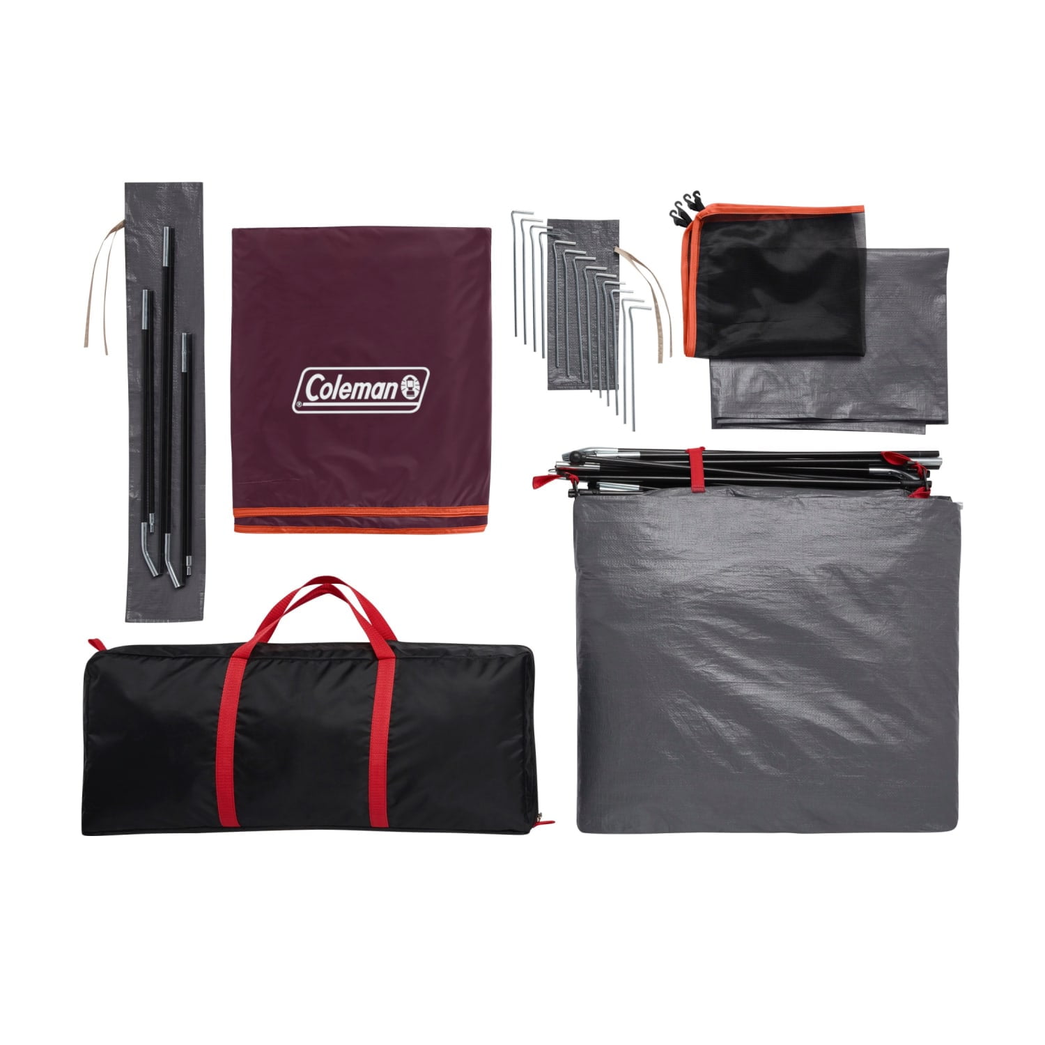 Coleman 6-Person Skydome Camping Tent, Blackberry - Image 2