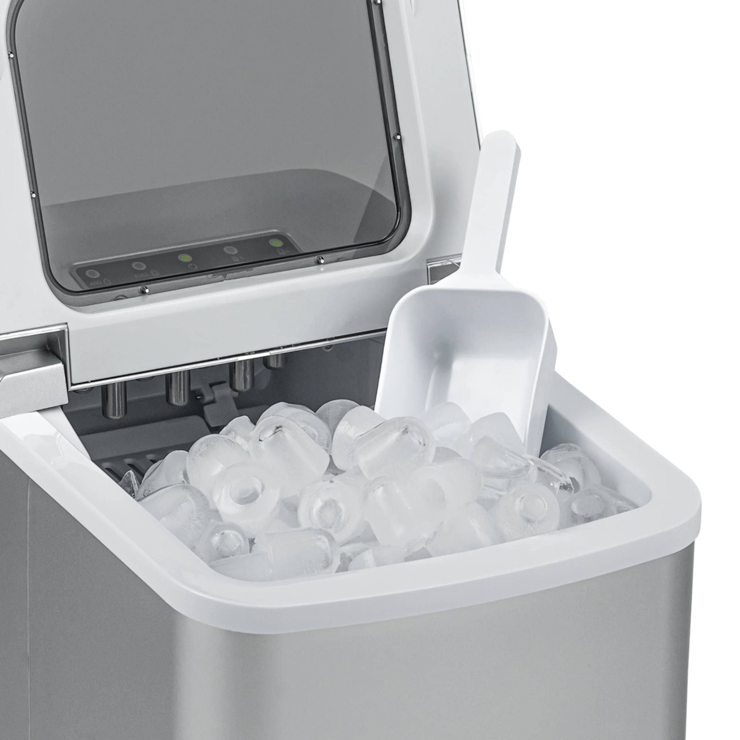 Newair 26 lbs. Countertop Bullet Ice Maker in Silver- NIM026MS00 - Image 11