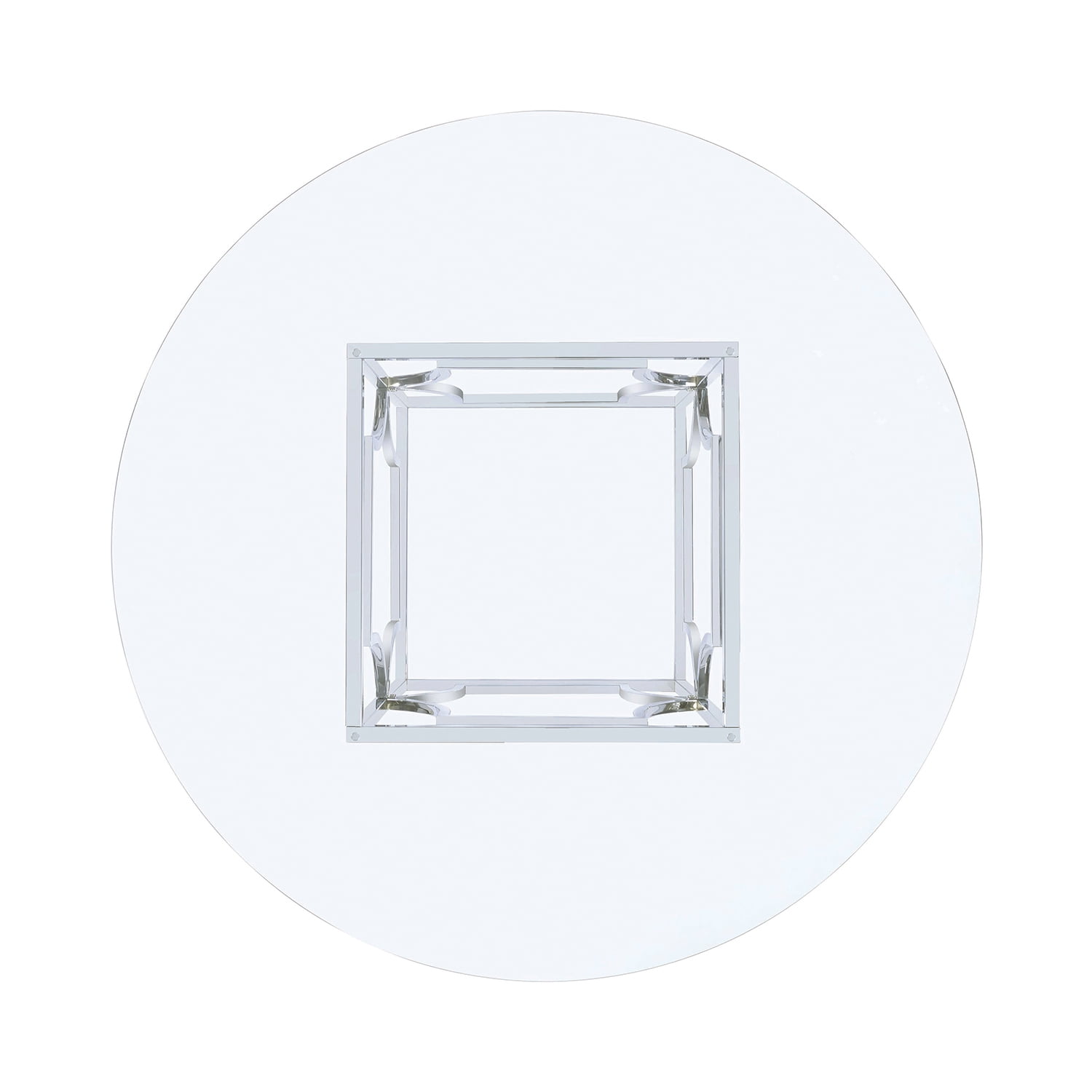 Starlight Dining Table Base Chrome - Image 3